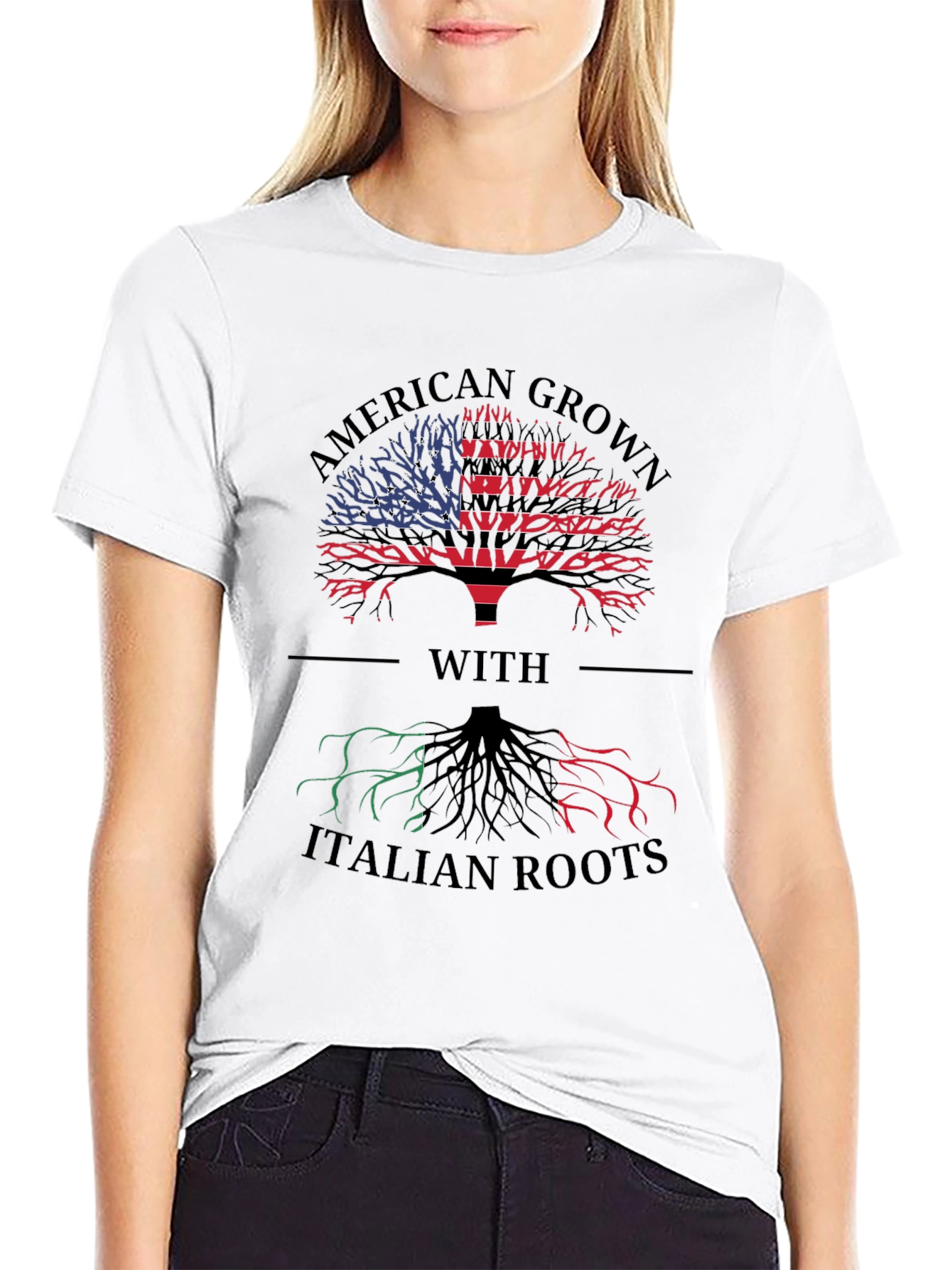American Grown With Italian Roots T-Shirt