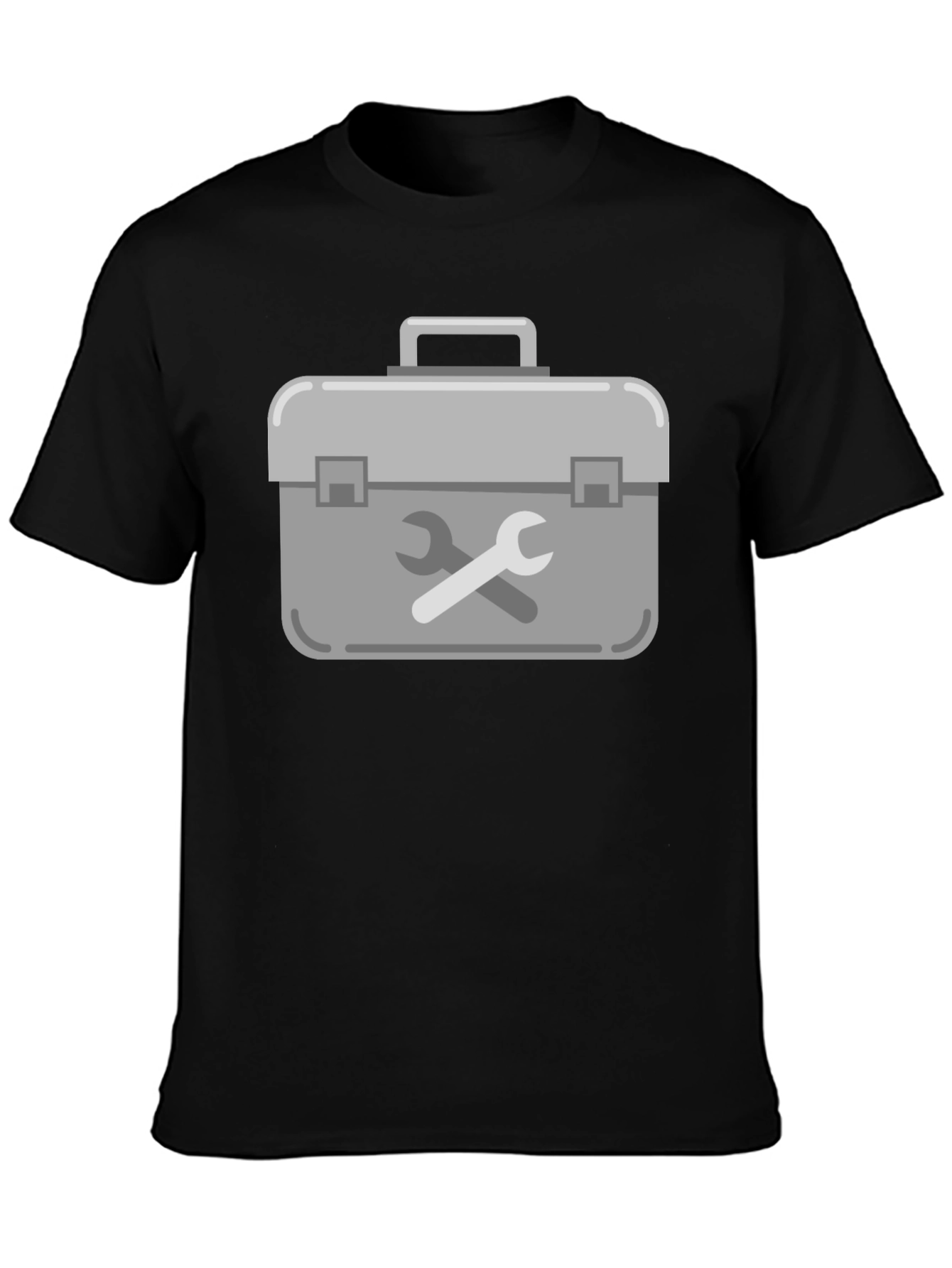 Toolbox Graphic Tee - Black Crew Neck T-Shirt