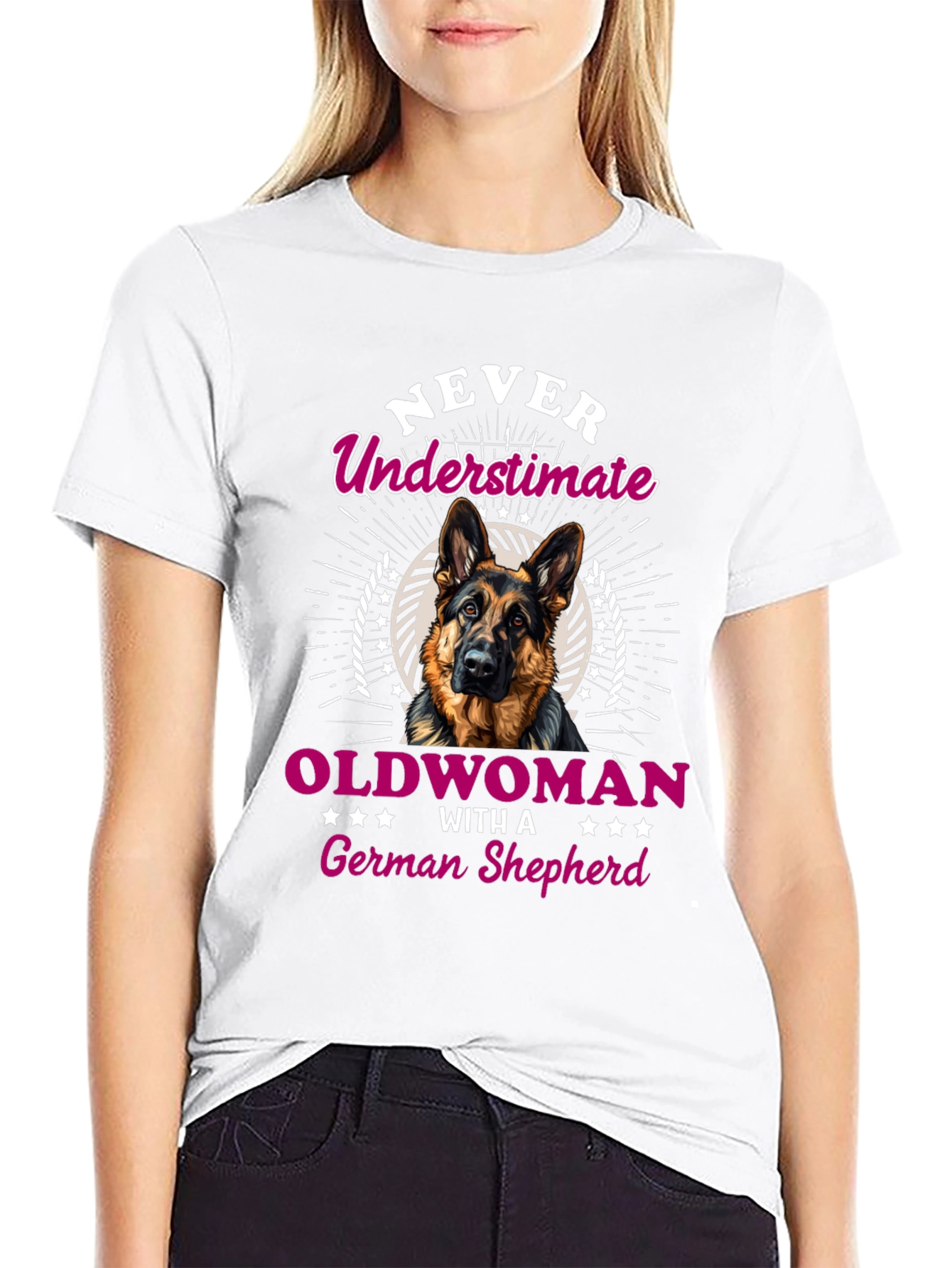 Never Underestimate German Shepherd T-Shirt