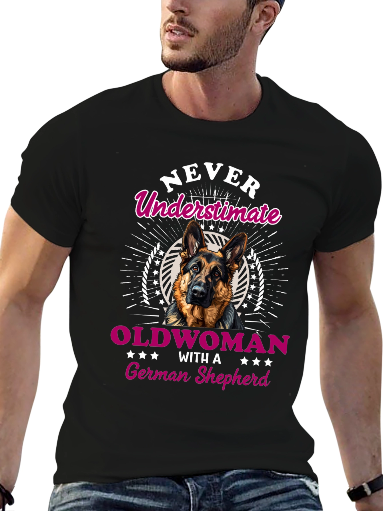 Never Underestimate German Shepherd T-Shirt