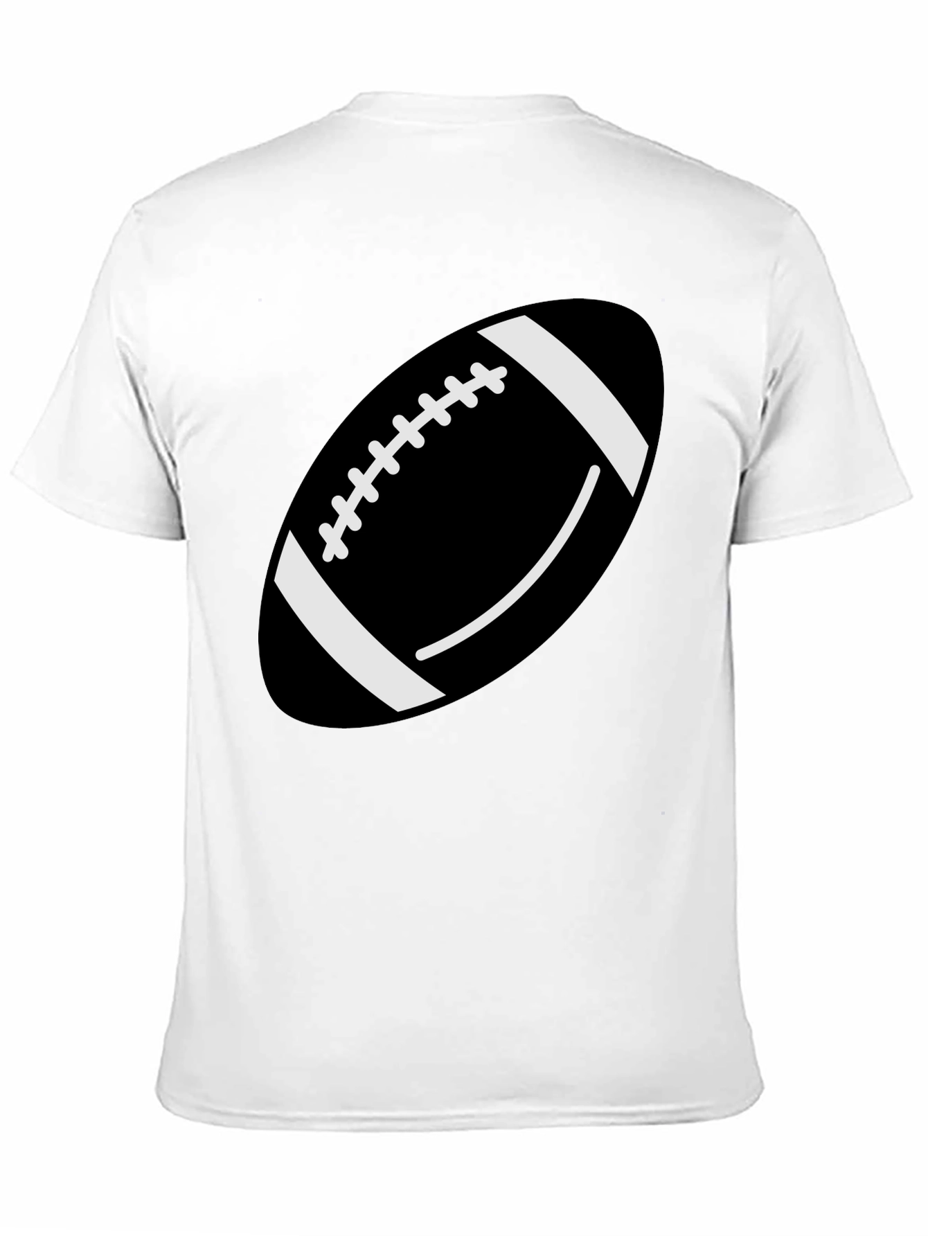 Football Graphic T-Shirt - Black