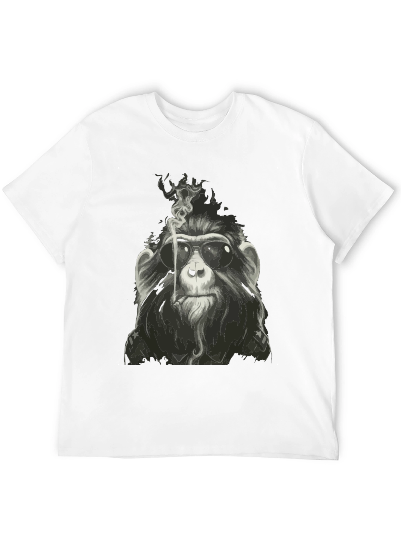 Cool Monkey Smoking T-Shirt