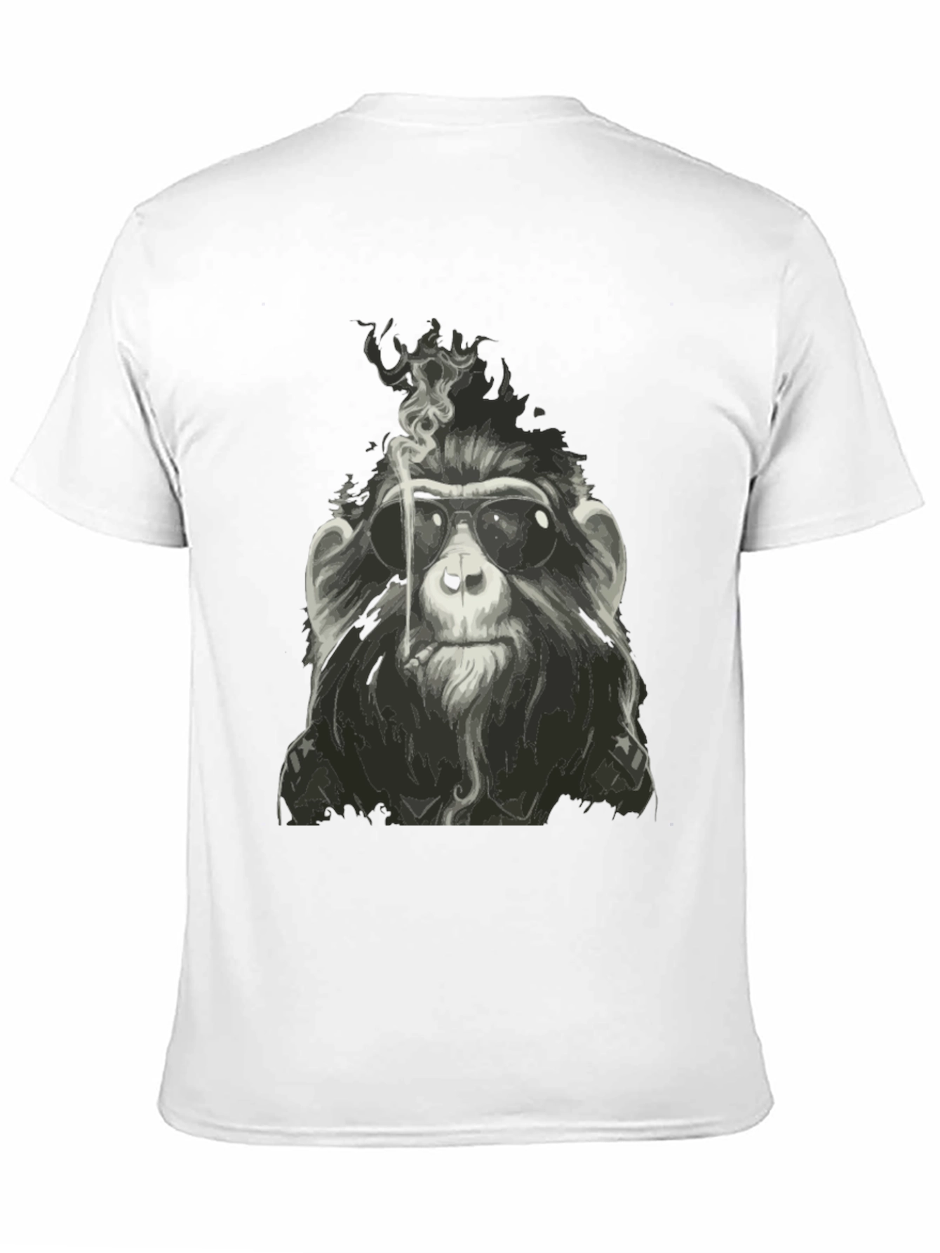 Cool Monkey Smoking T-Shirt