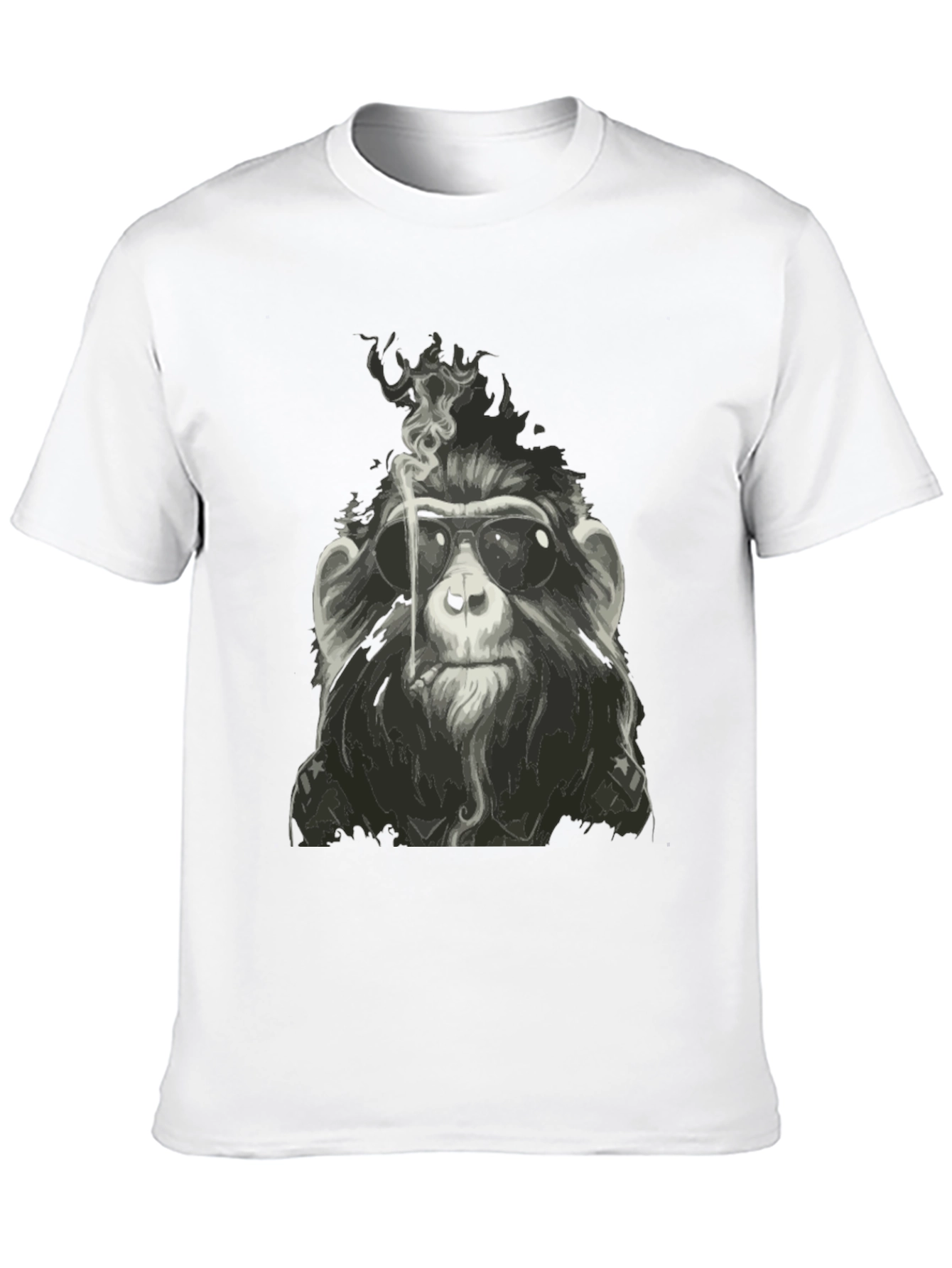 Cool Monkey Smoking T-Shirt