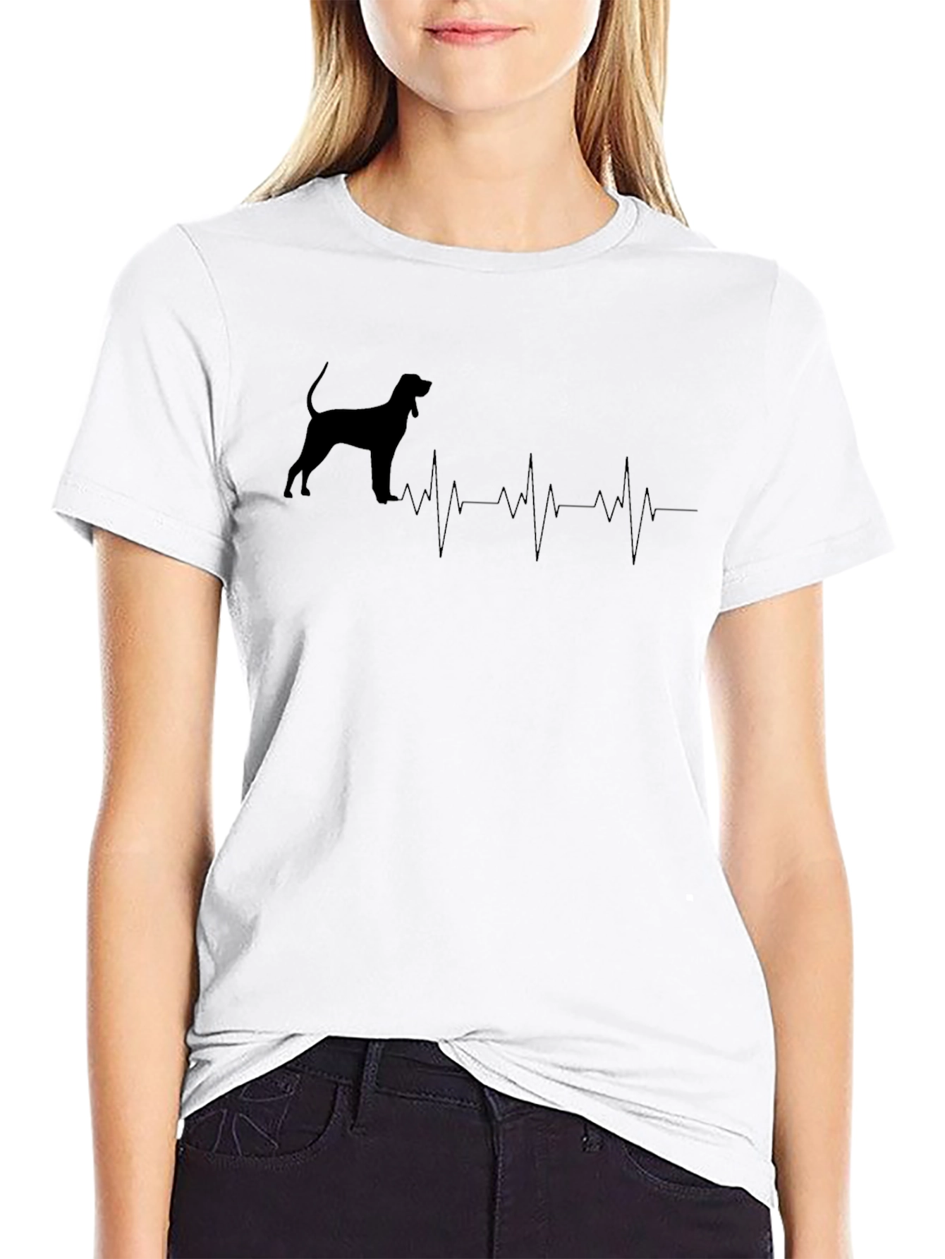 Dog Breed Heartbeat Graphic Tee
