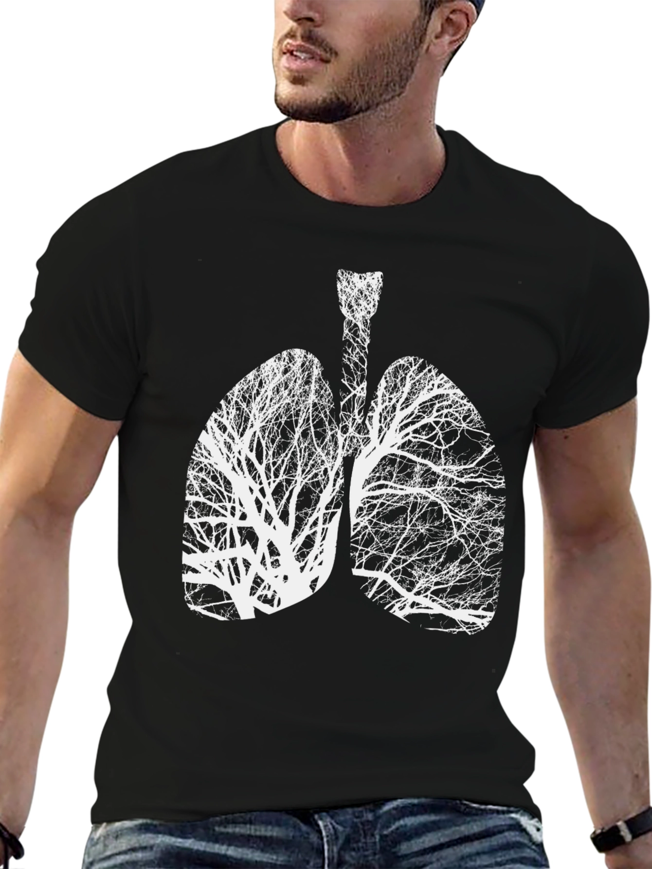 Tree Lungs Graphic Tee - Breathe Nature