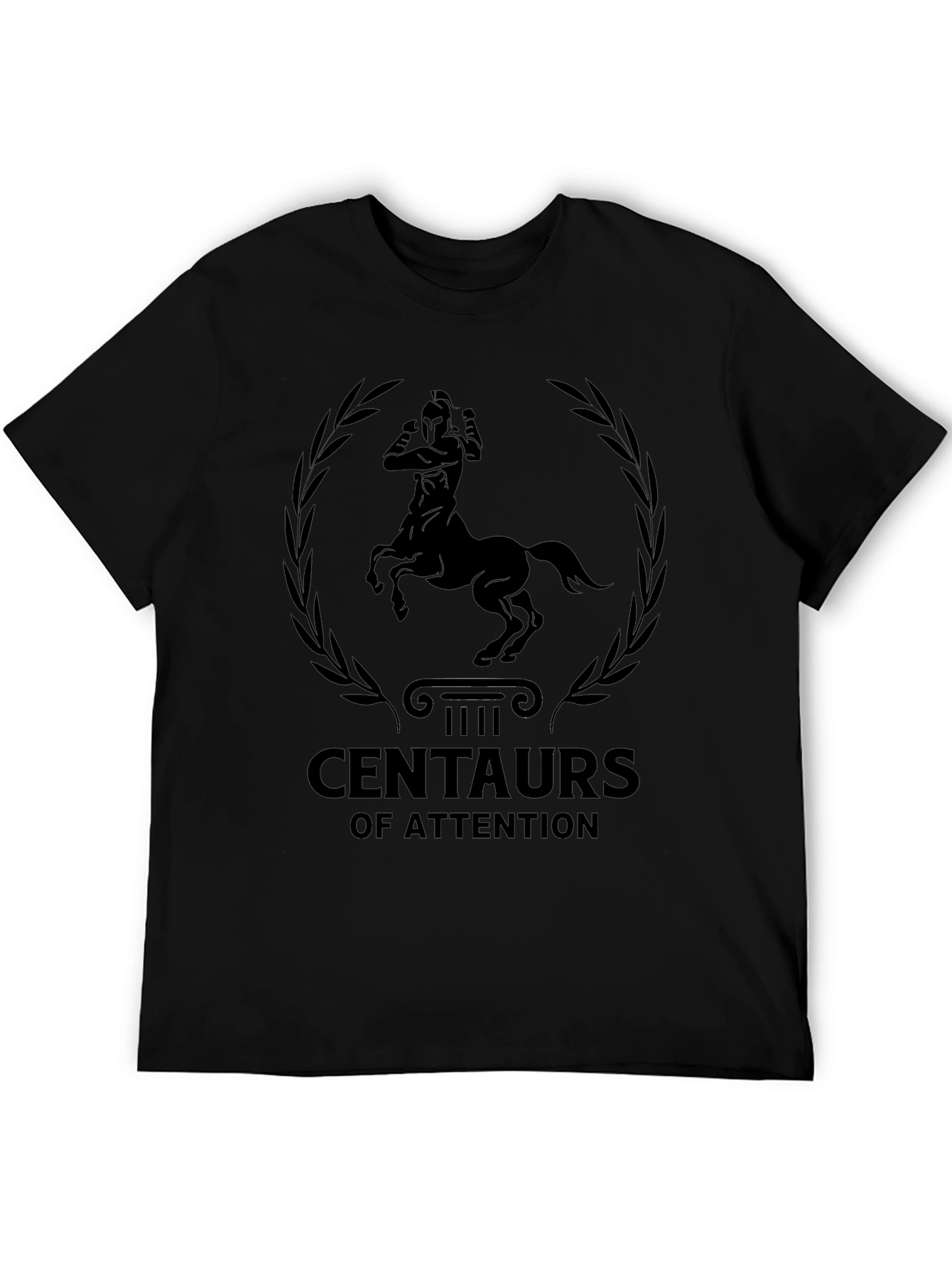 Centaur of Attention Graphic Tee - Black