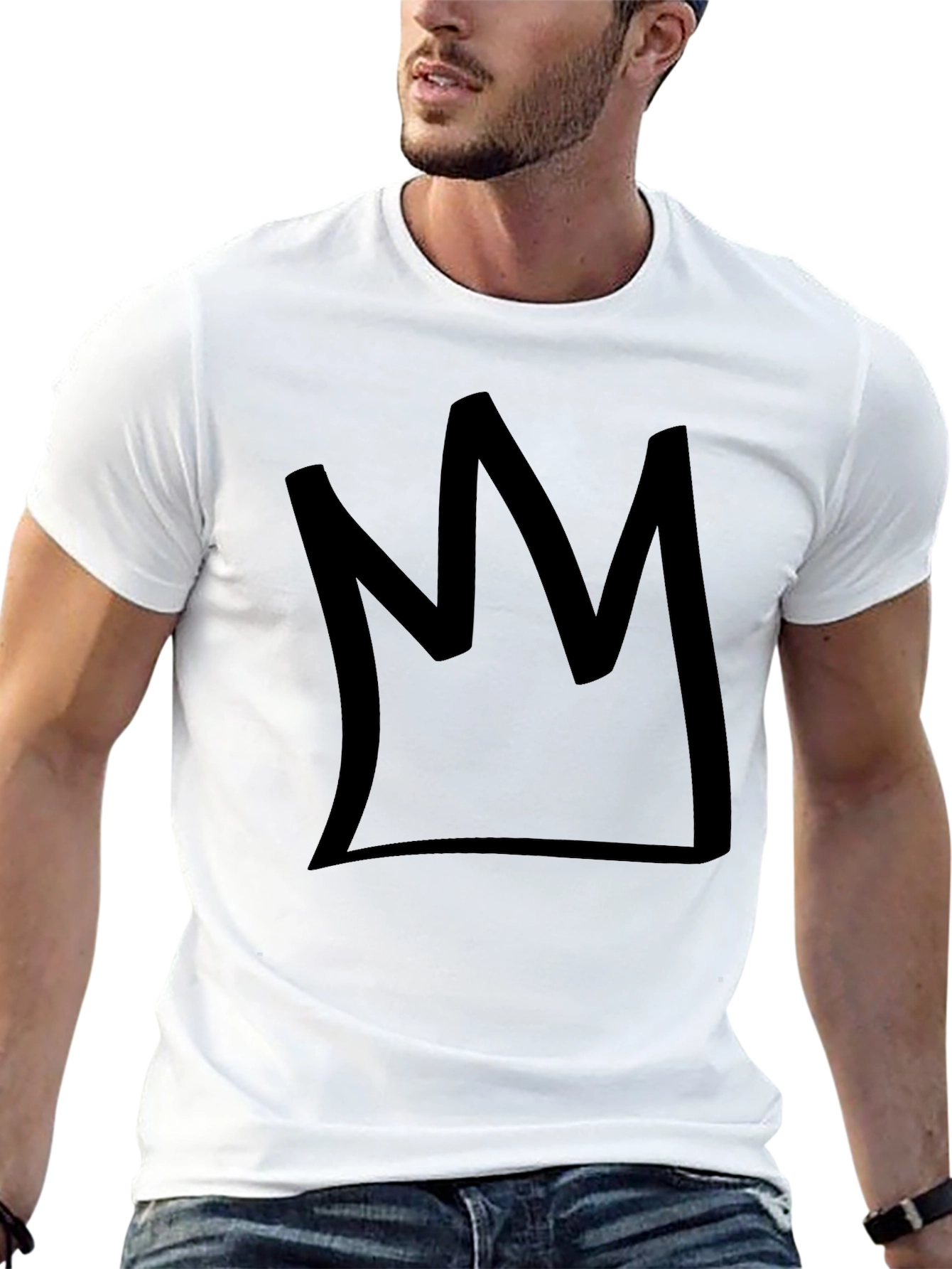 Crown Graphic T-Shirt - Modern Streetwear Tee