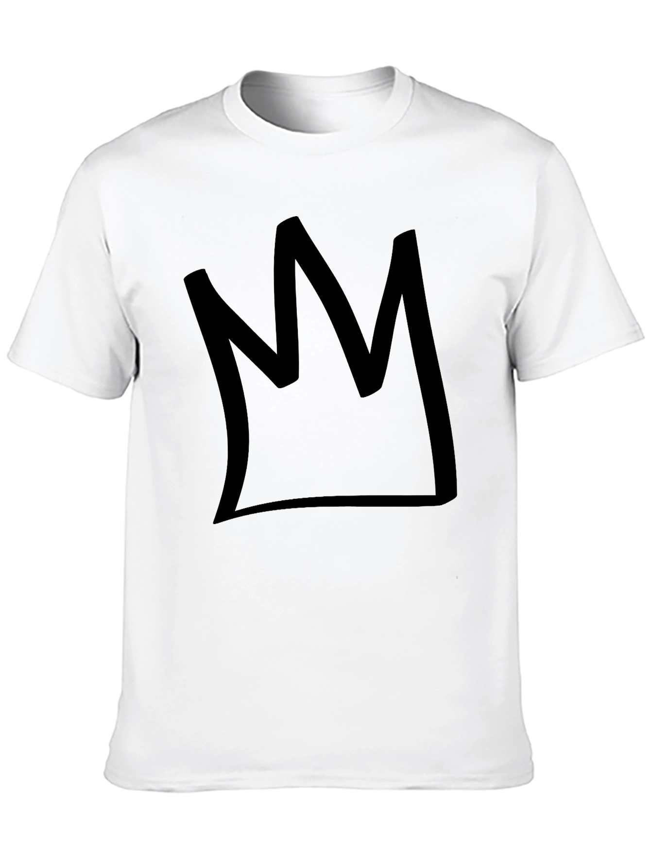 Crown Graphic T-Shirt - Modern Streetwear Tee