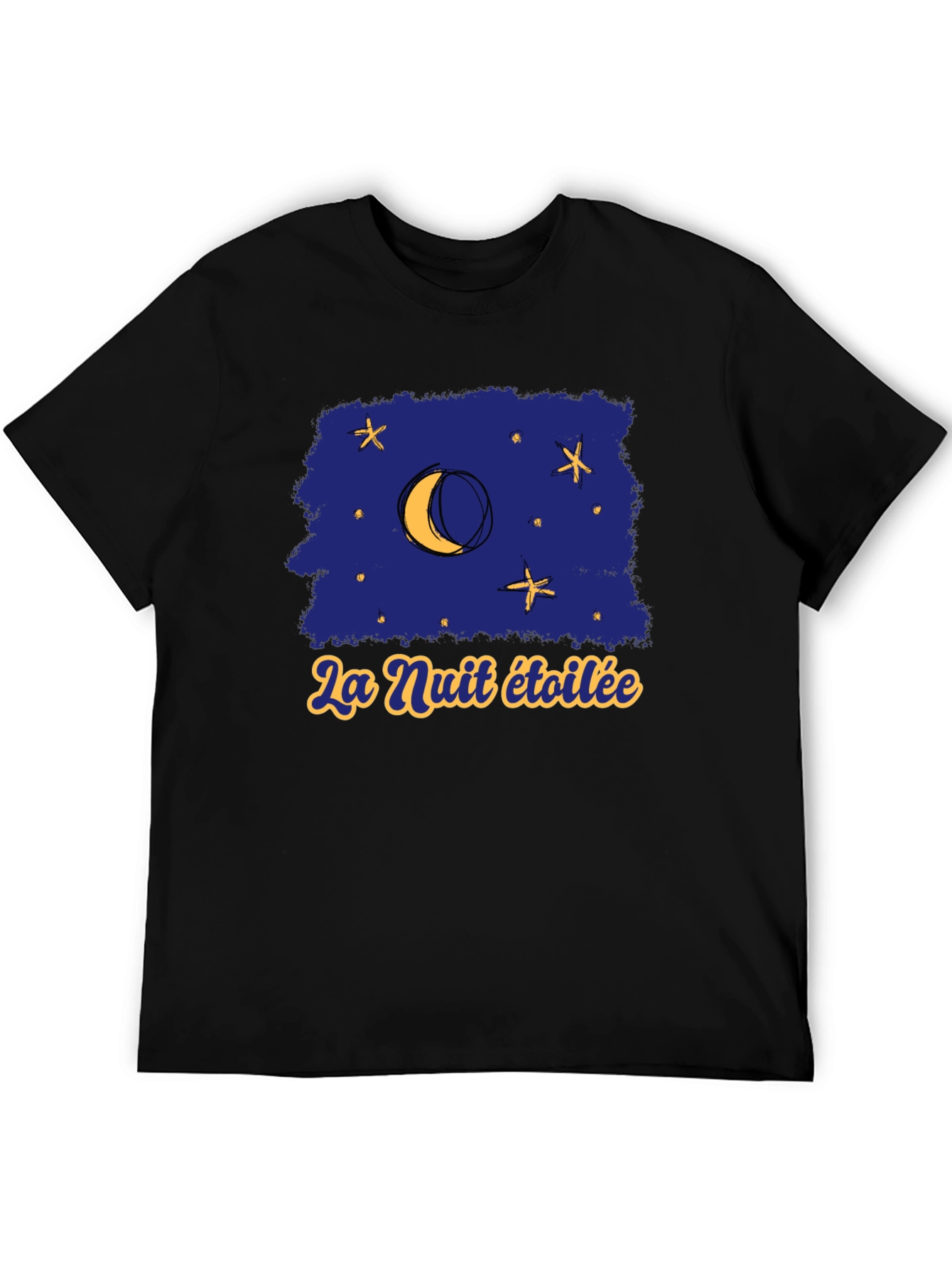 Starry Night T-Shirt - La Nuit Étoilée Graphic Tee