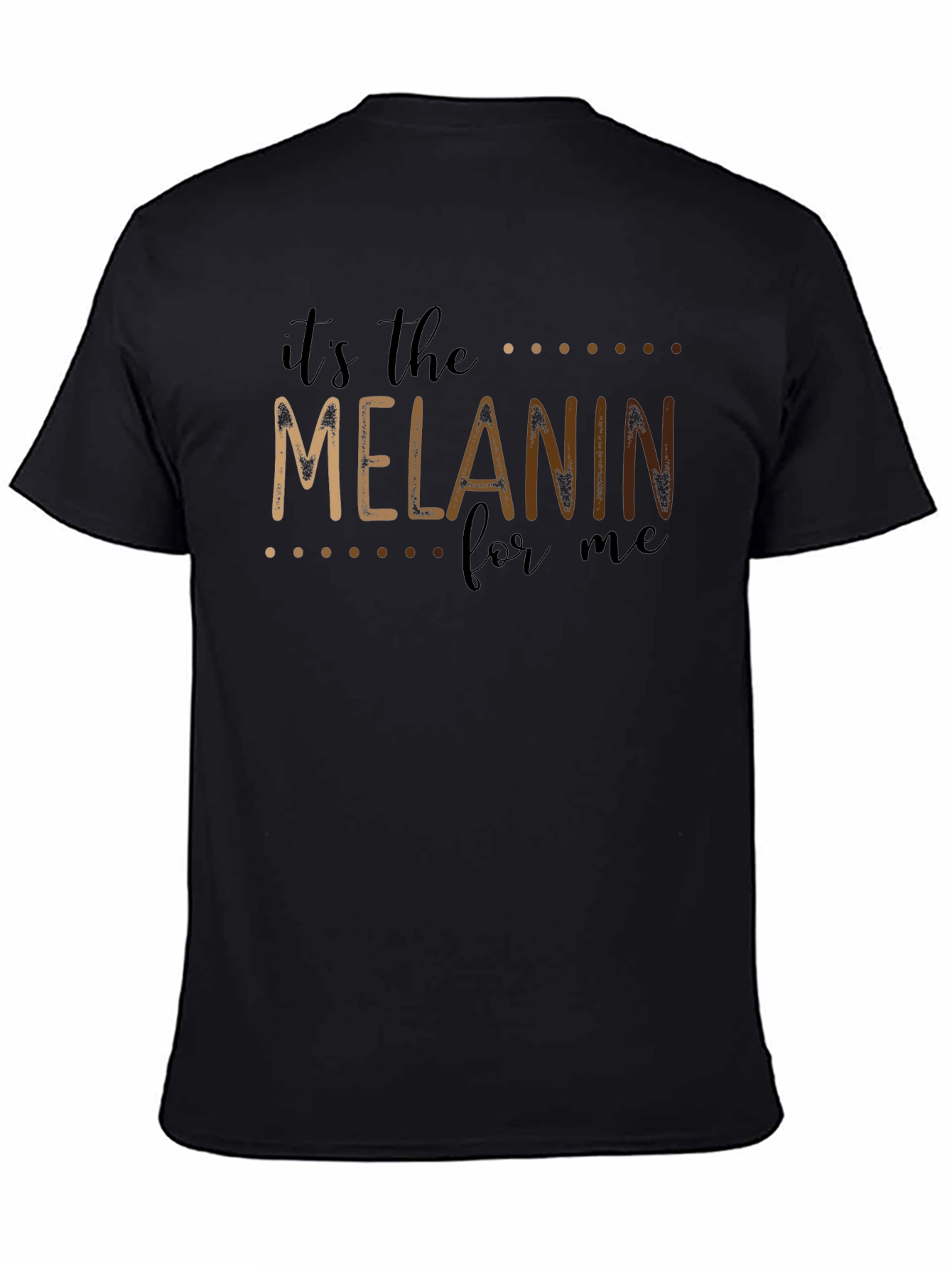 Melanin Pride Black T-Shirt