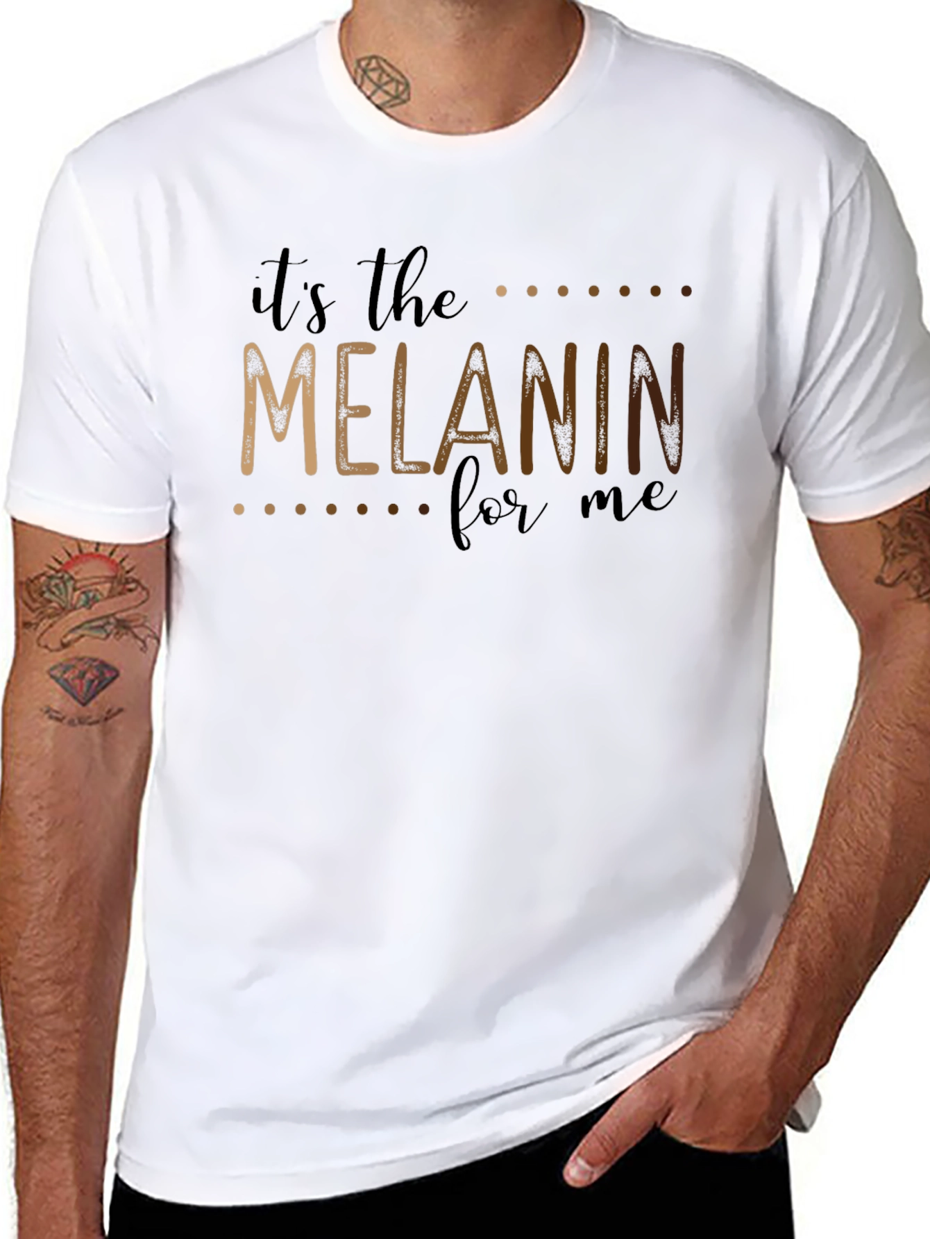 Melanin Pride Black T-Shirt