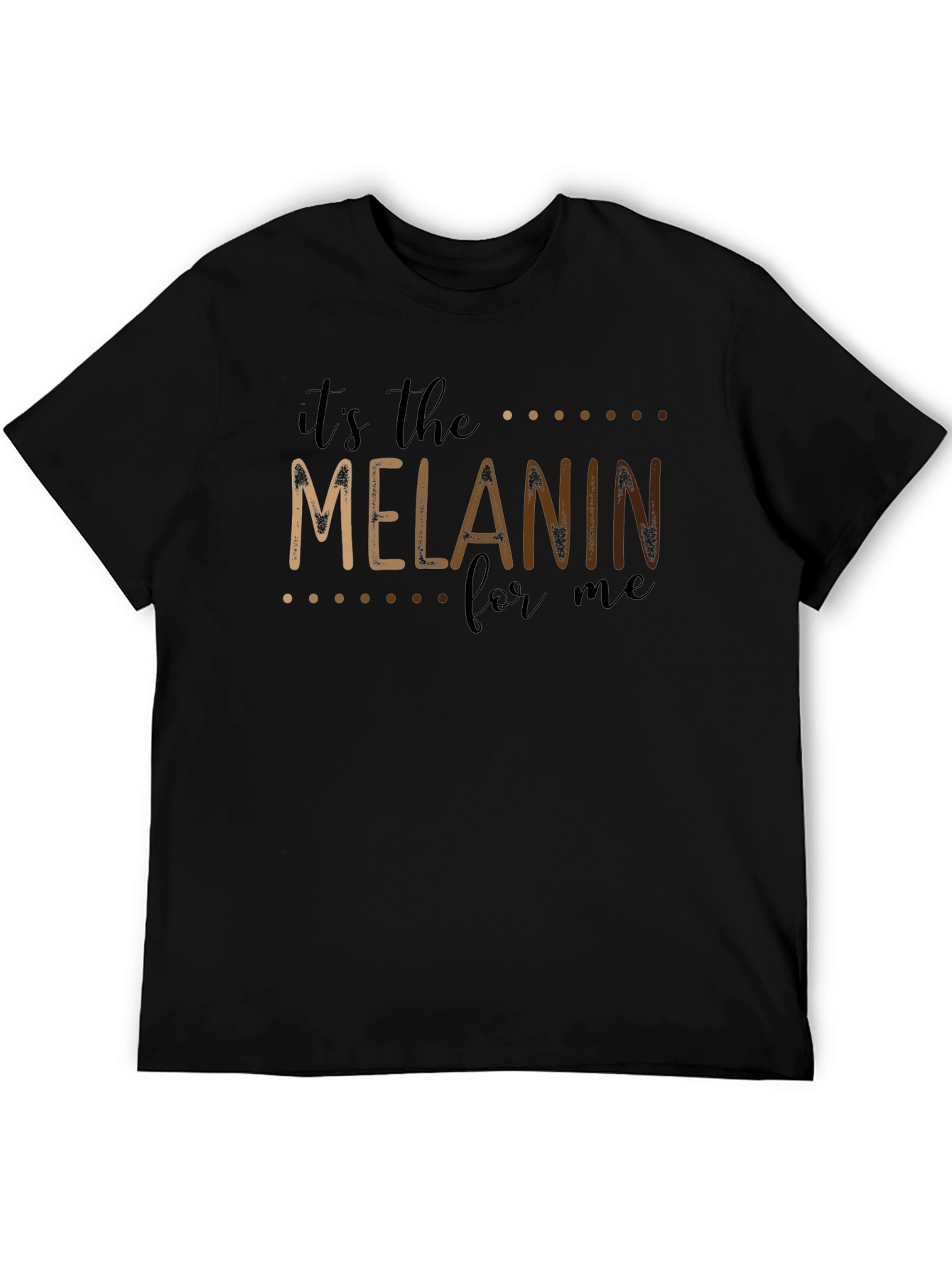 Melanin Pride Black T-Shirt
