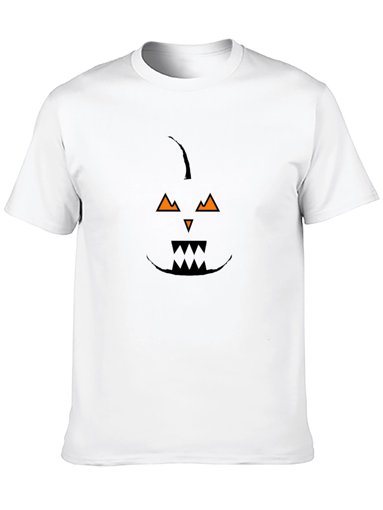 Spooky Jack-O-Lantern Graphic Tee - Halloween Apparel