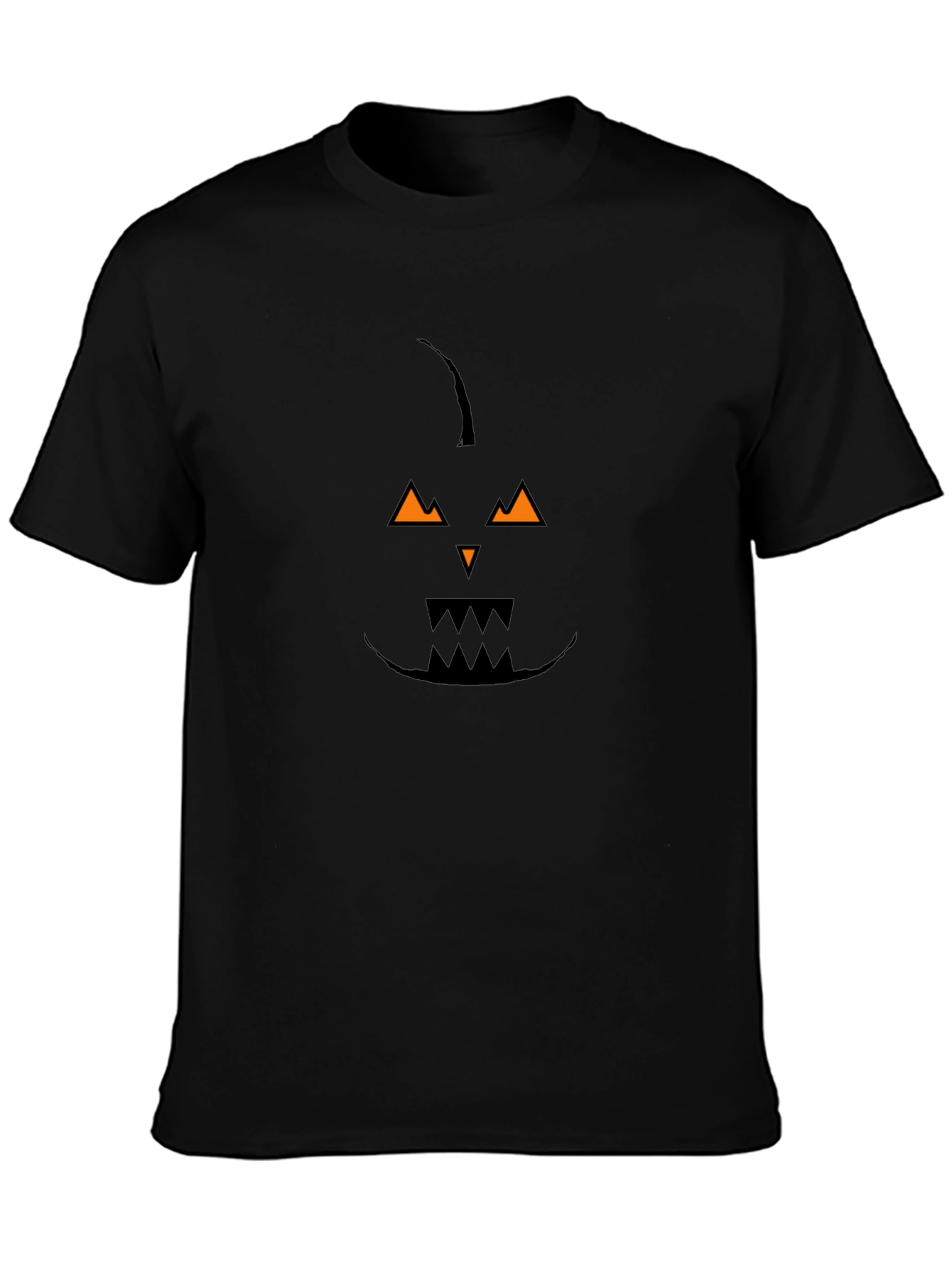 Spooky Jack-O-Lantern Graphic Tee - Halloween Apparel