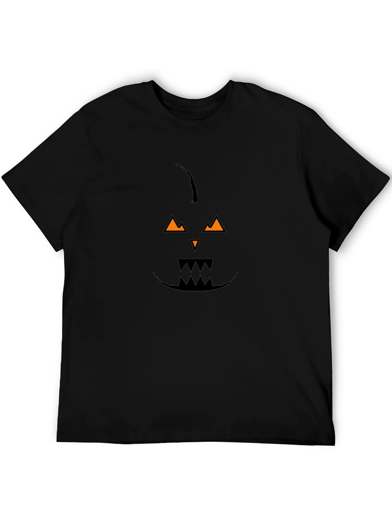 Spooky Jack-O-Lantern Graphic Tee - Halloween Apparel