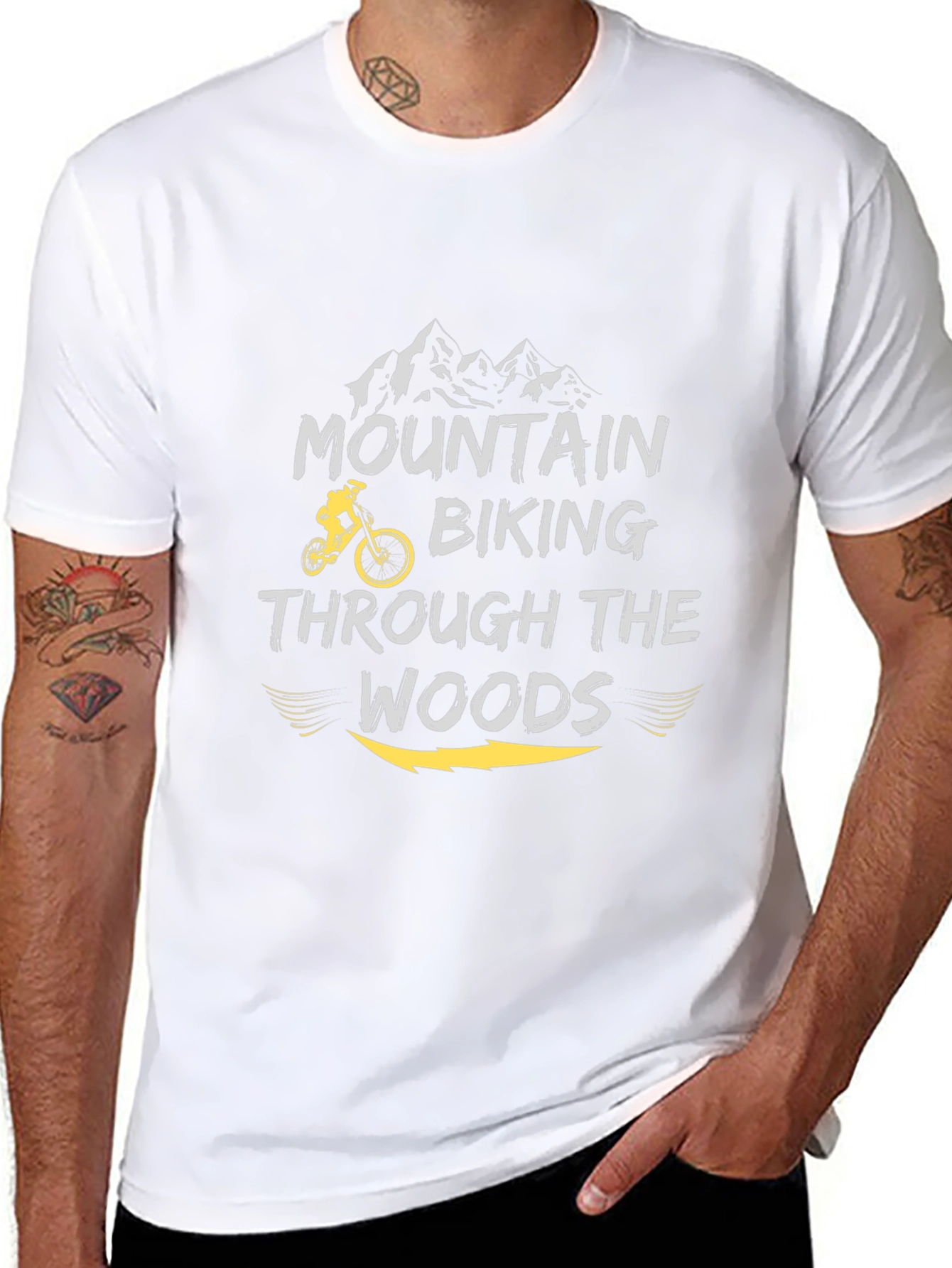 Mountain Biking Through The Woods T-Shirt