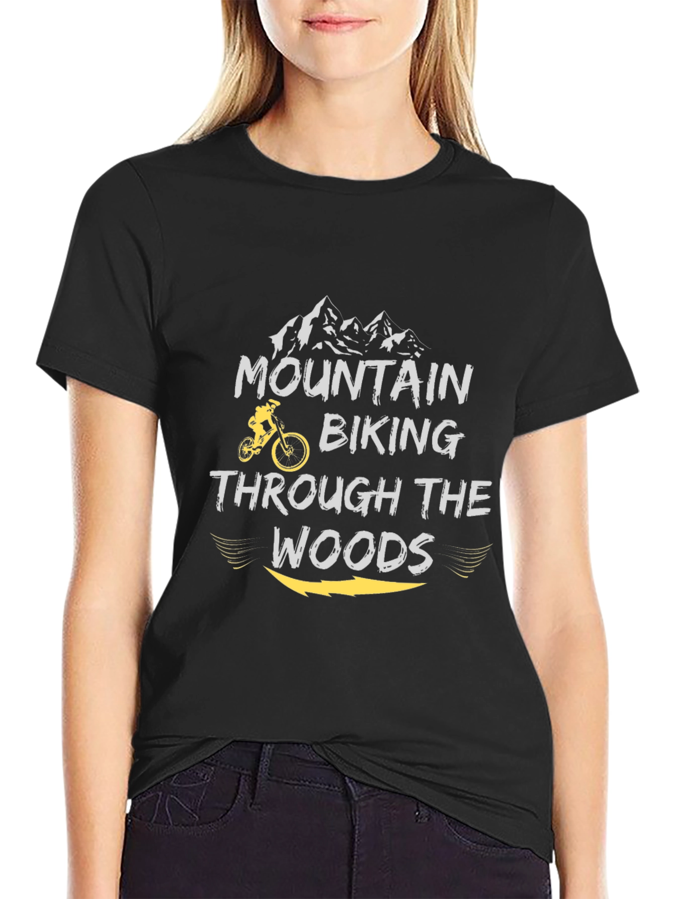 Mountain Biking Through The Woods T-Shirt