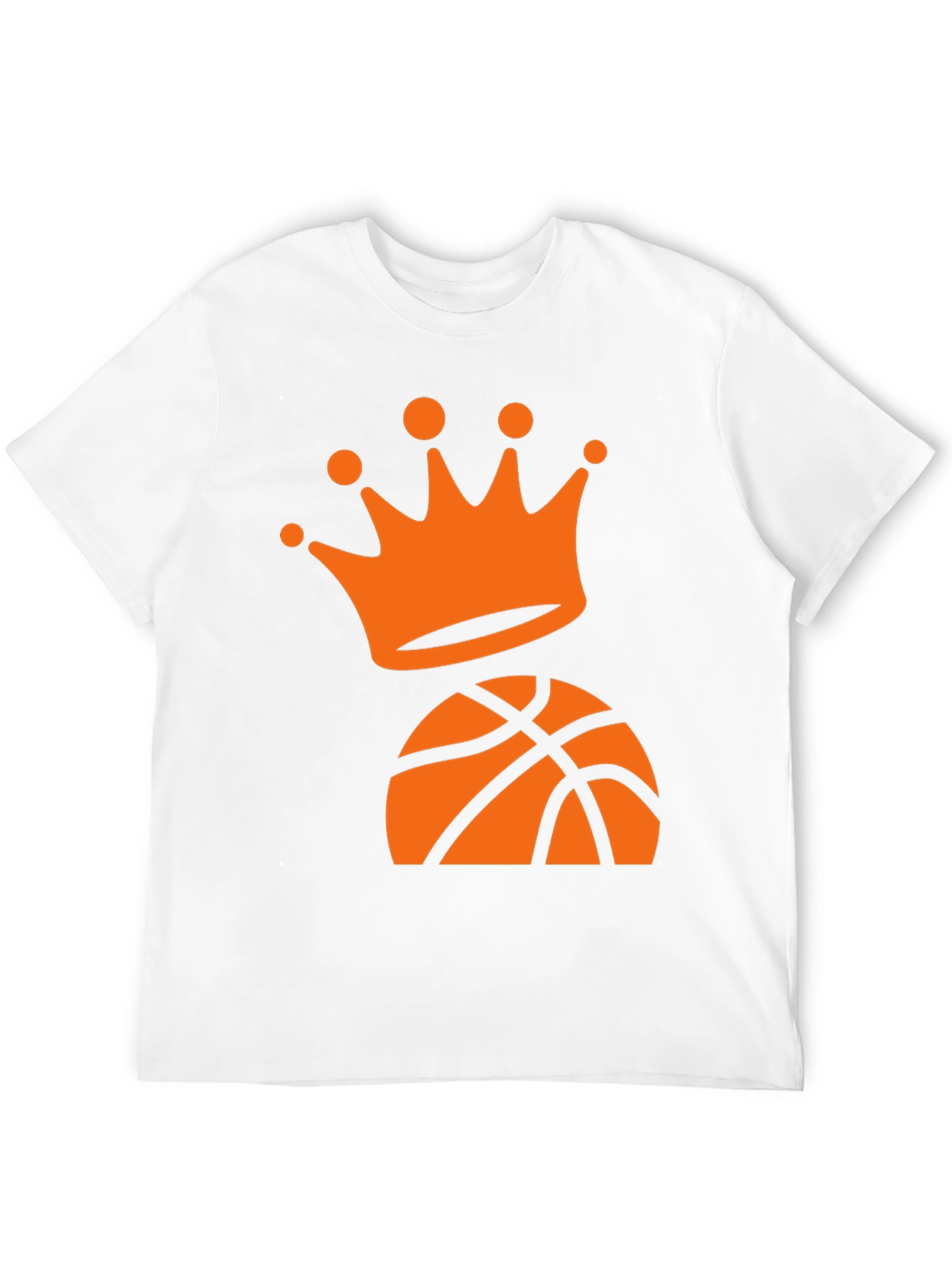 Basketball King Graphic Tee - Black Cotton T-Shirt