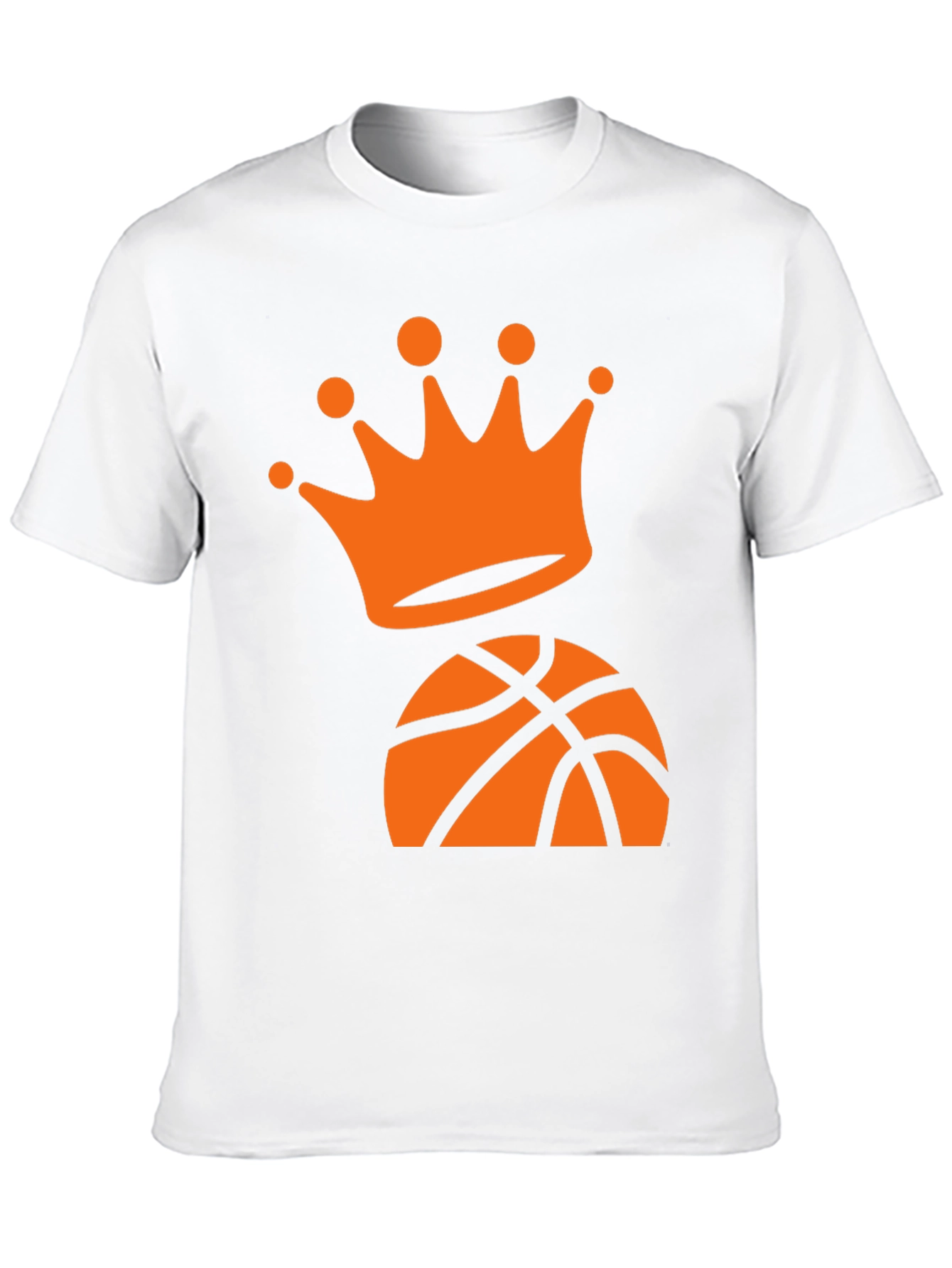 Basketball King Graphic Tee - Black Cotton T-Shirt