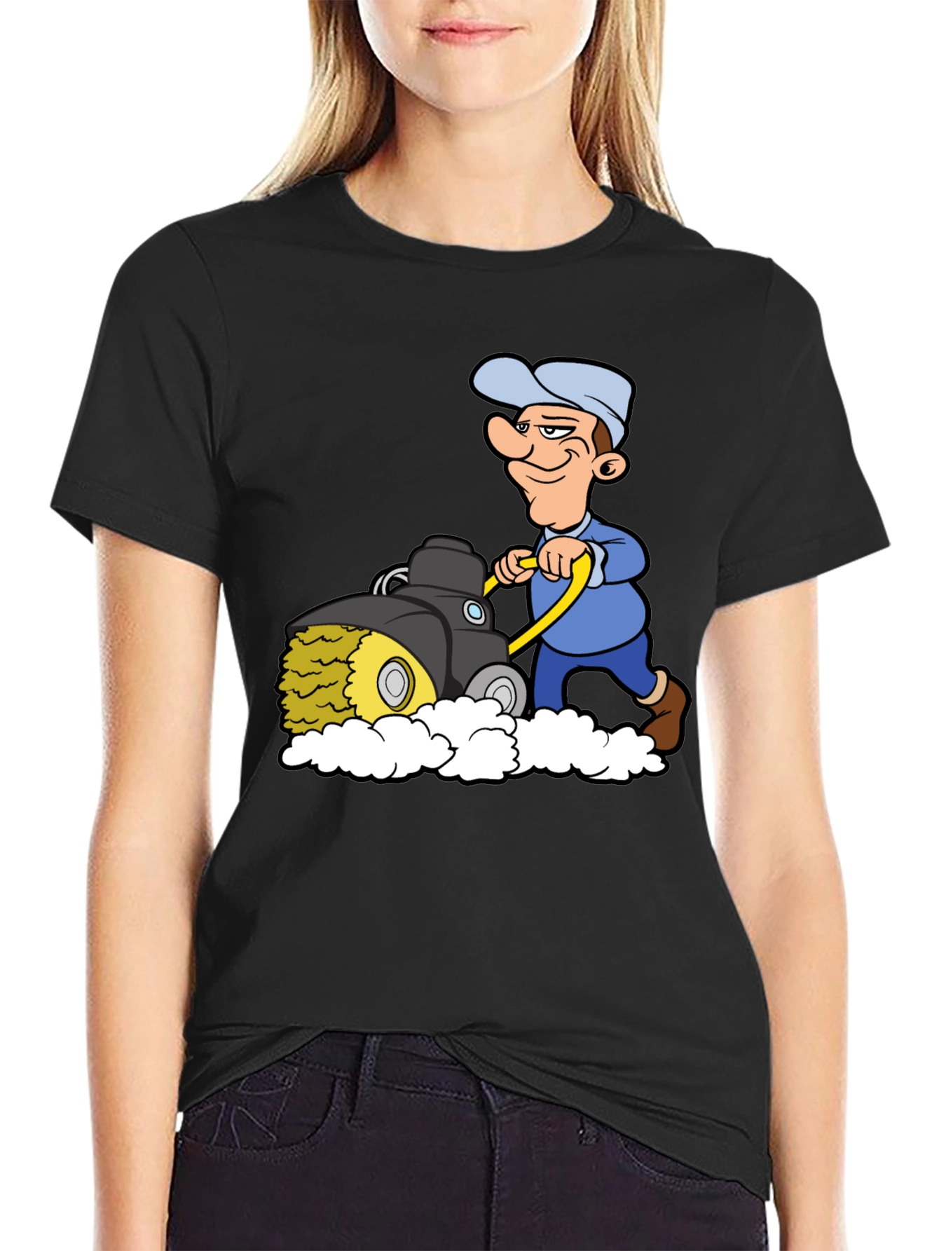 Cartoon Mower T-Shirt