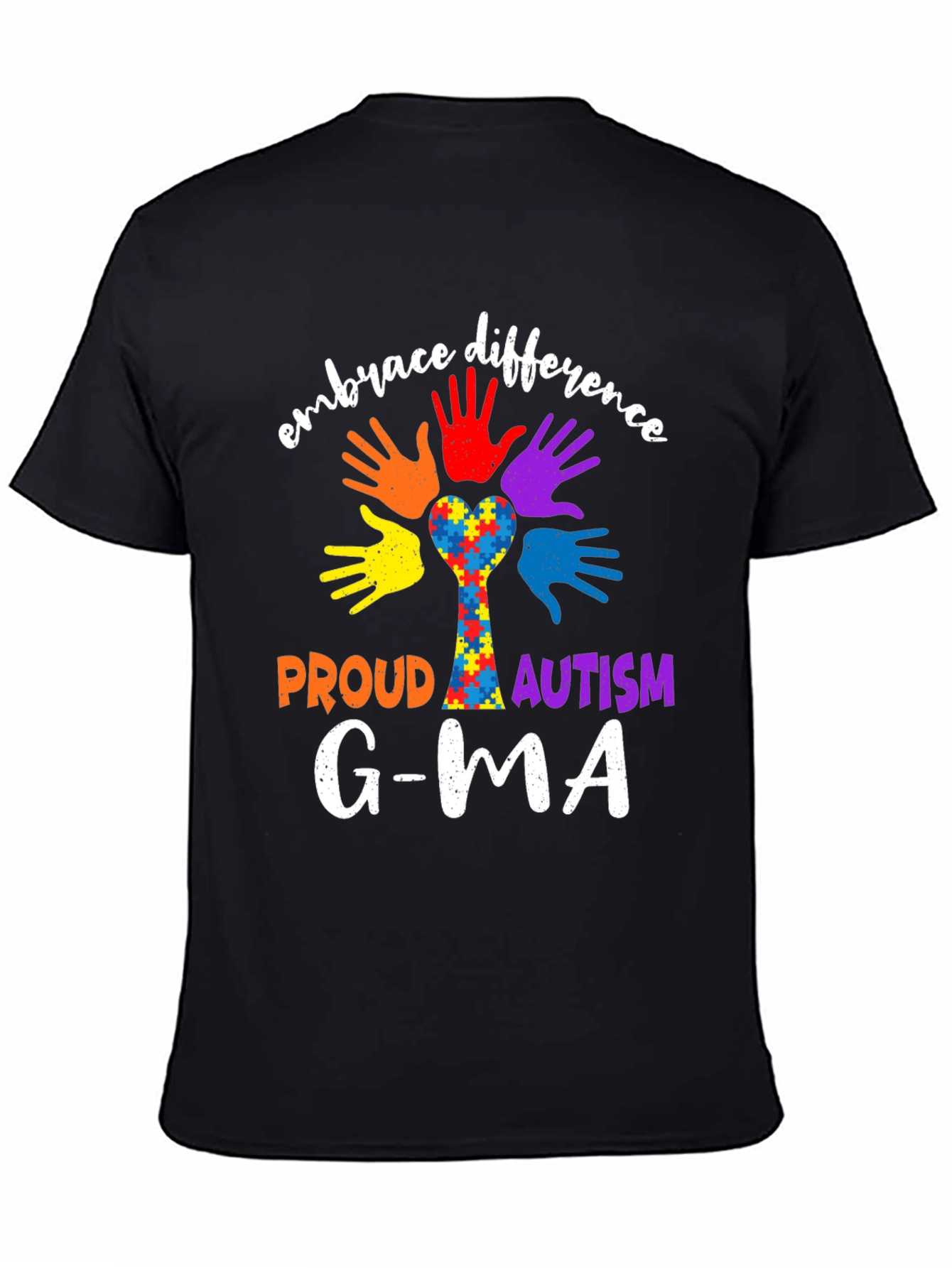 Embrace Difference Proud Autism Awareness T-Shirt