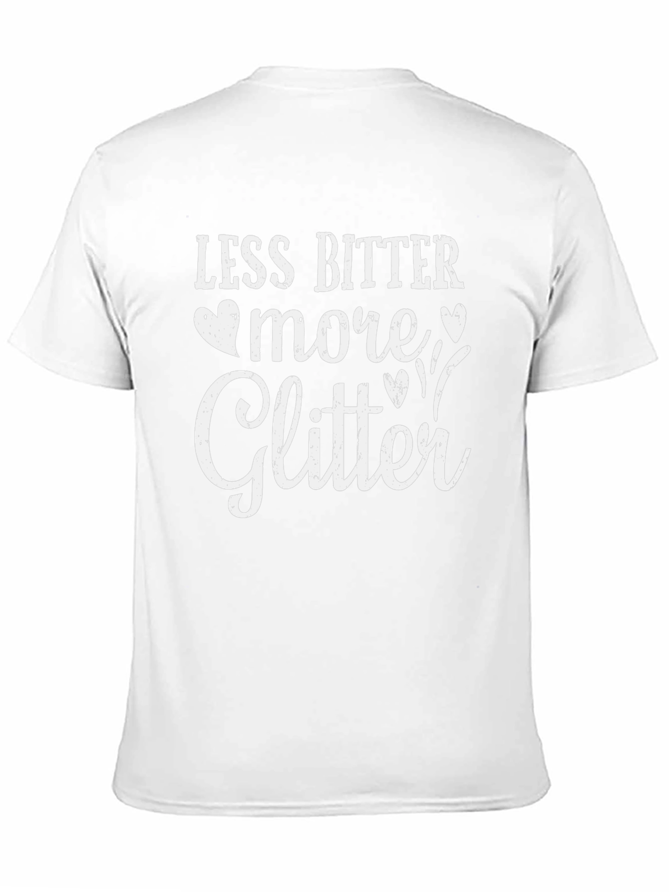 Less Bitter More Glitter Black Graphic Tee