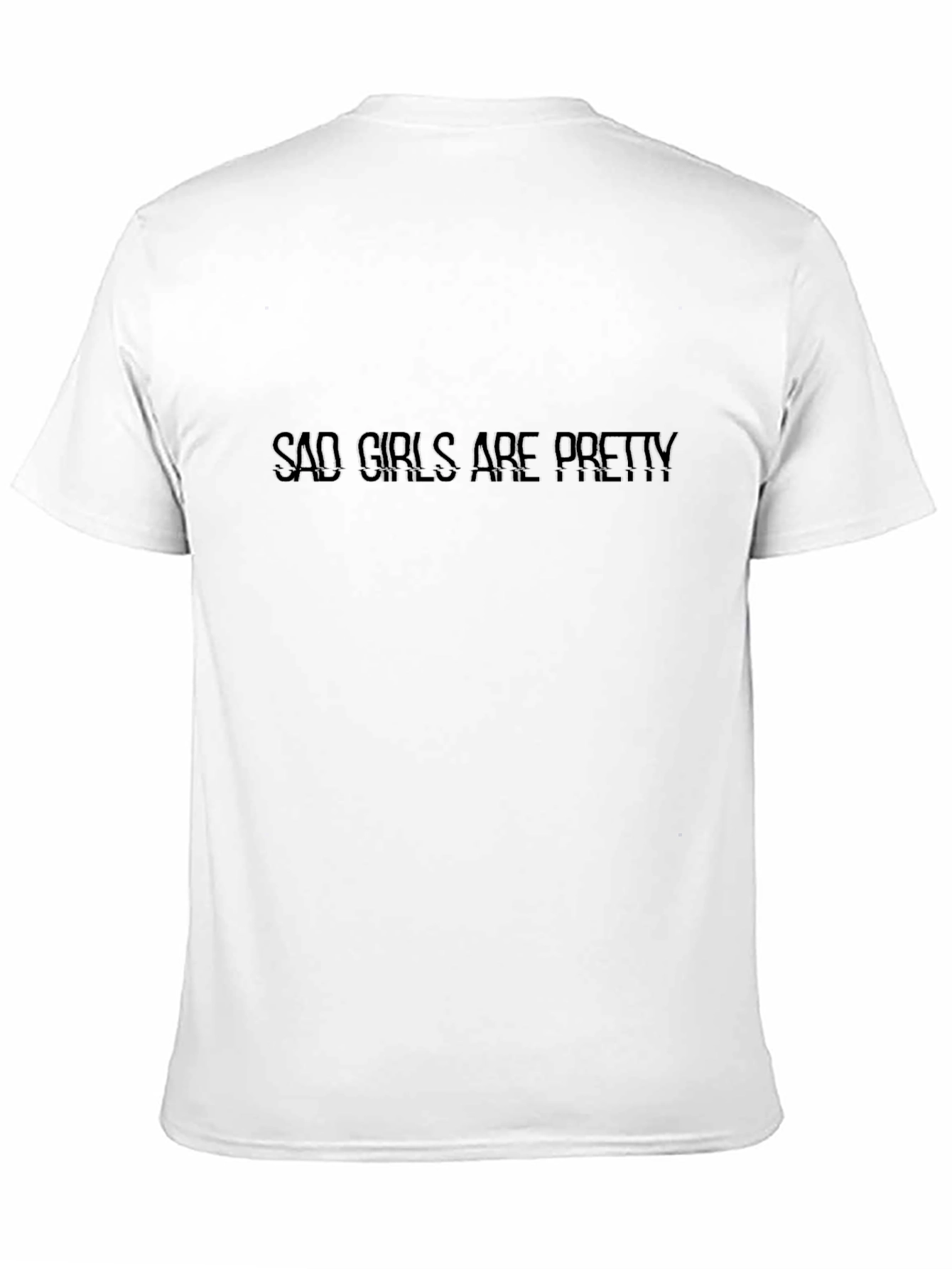 Sad Girls Are Pretty Graphic Black T-Shirt