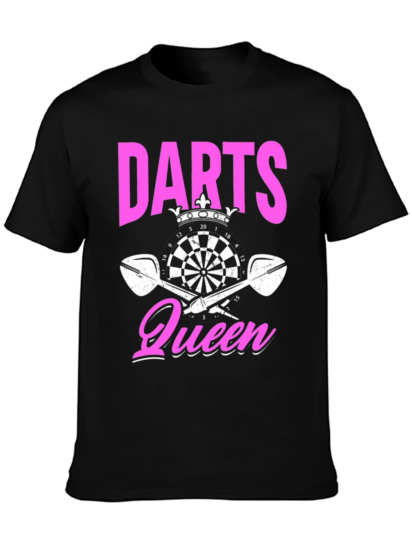 Darts Queen Black T-Shirt