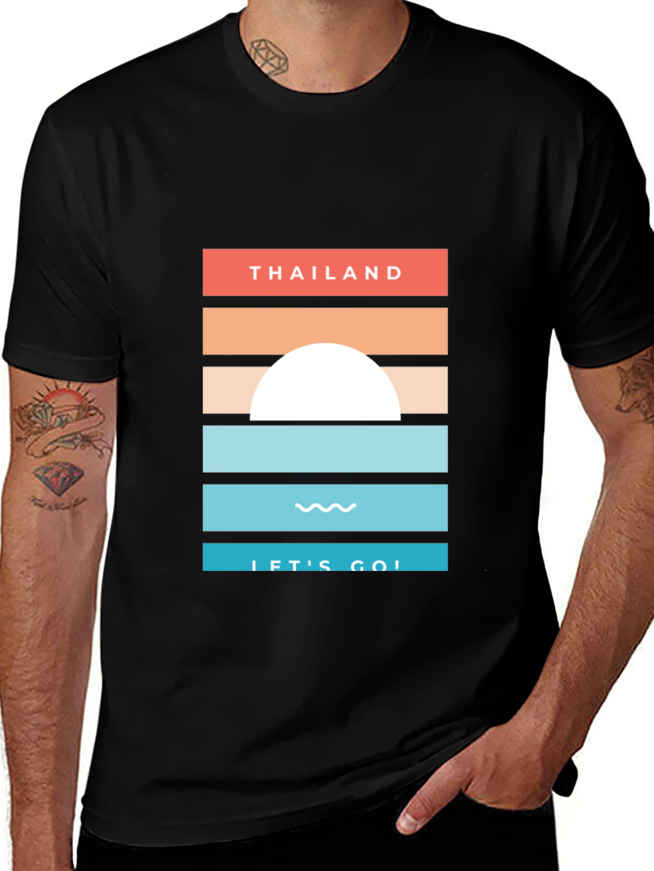Thailand Sunset T-Shirt - Lets Go!