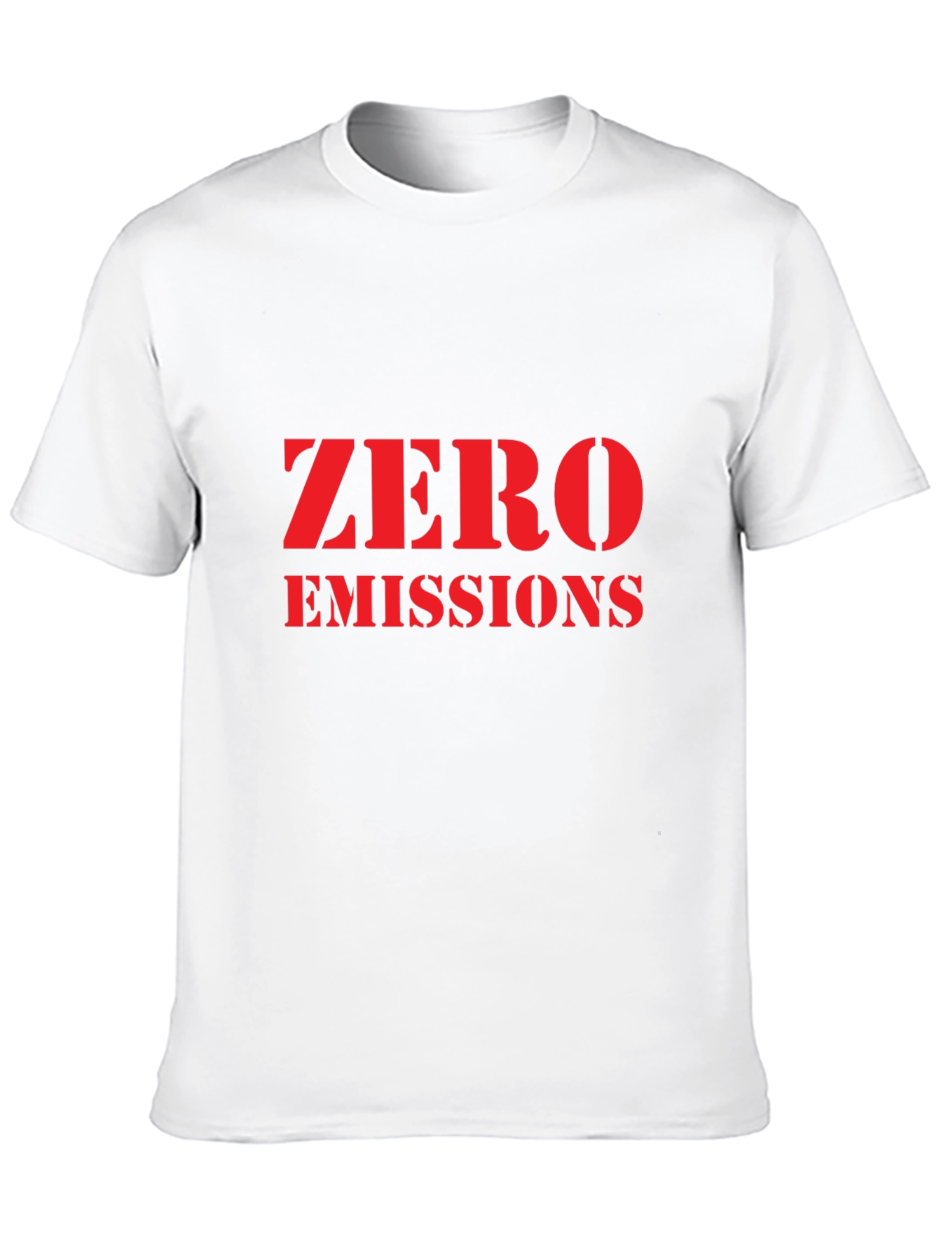 Zero Emissions Black T-Shirt - Eco Friendly Fashion
