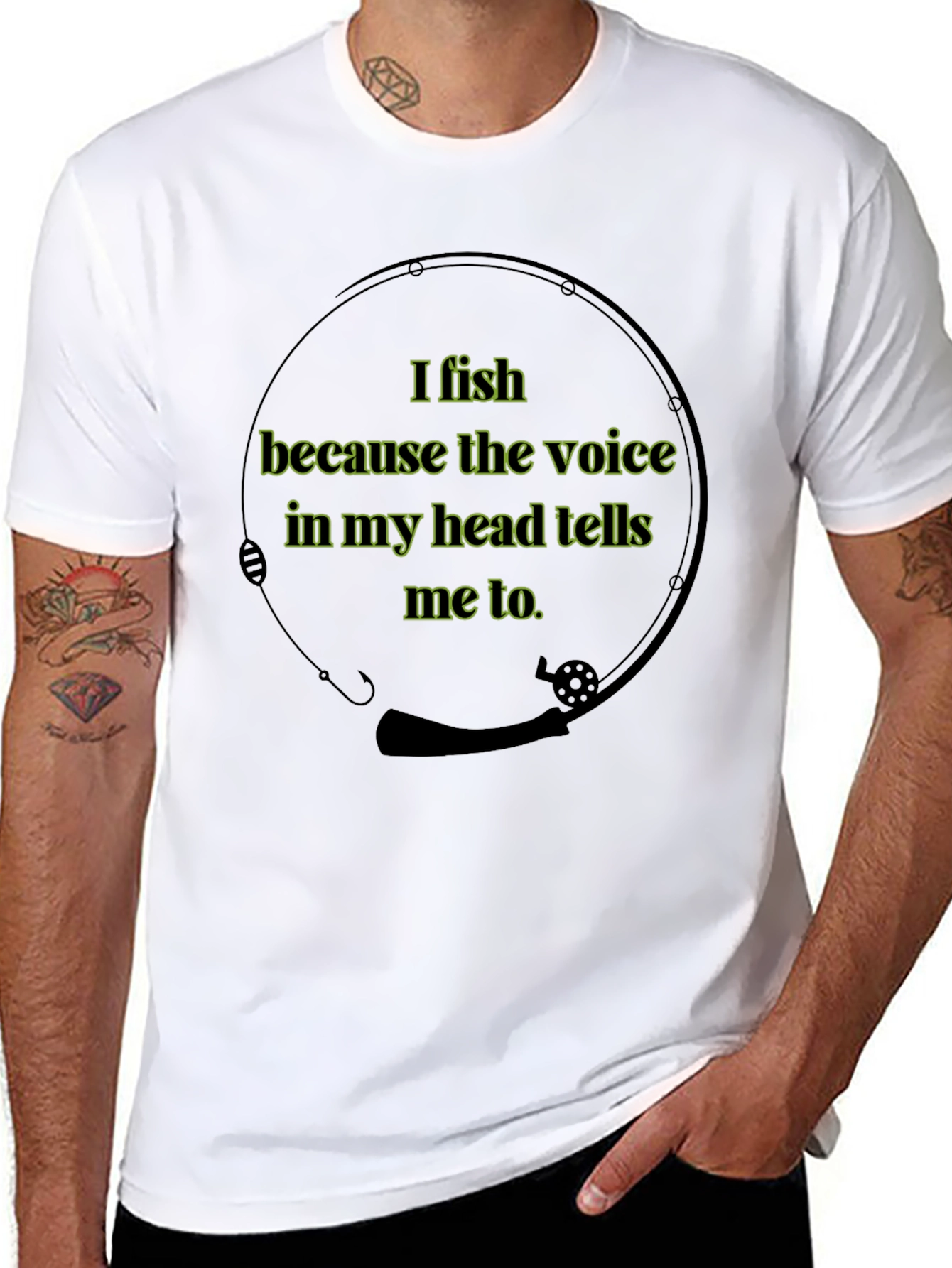 I Fish Because Voice Shirt