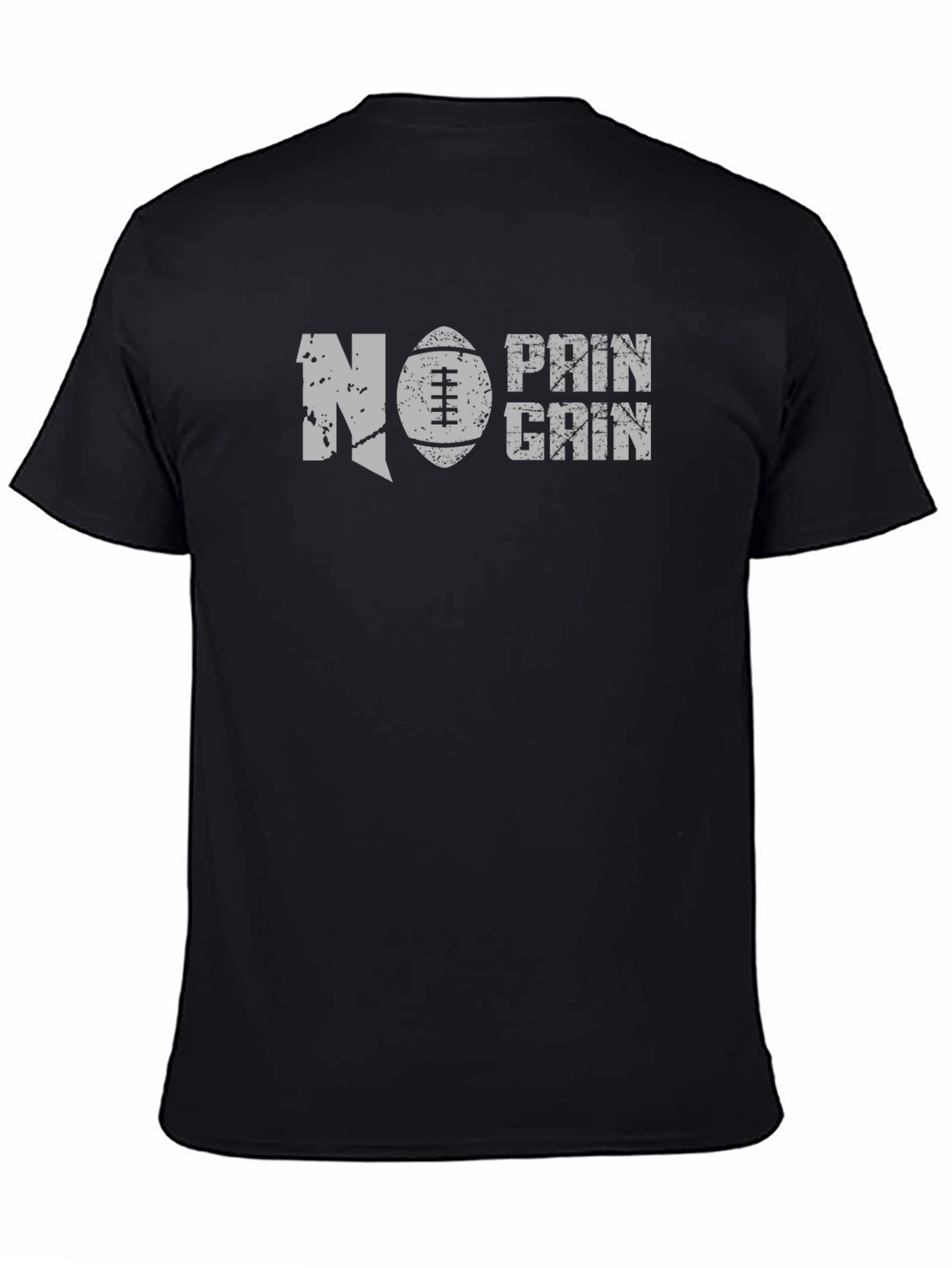 No Pain No Gain Football T-Shirt