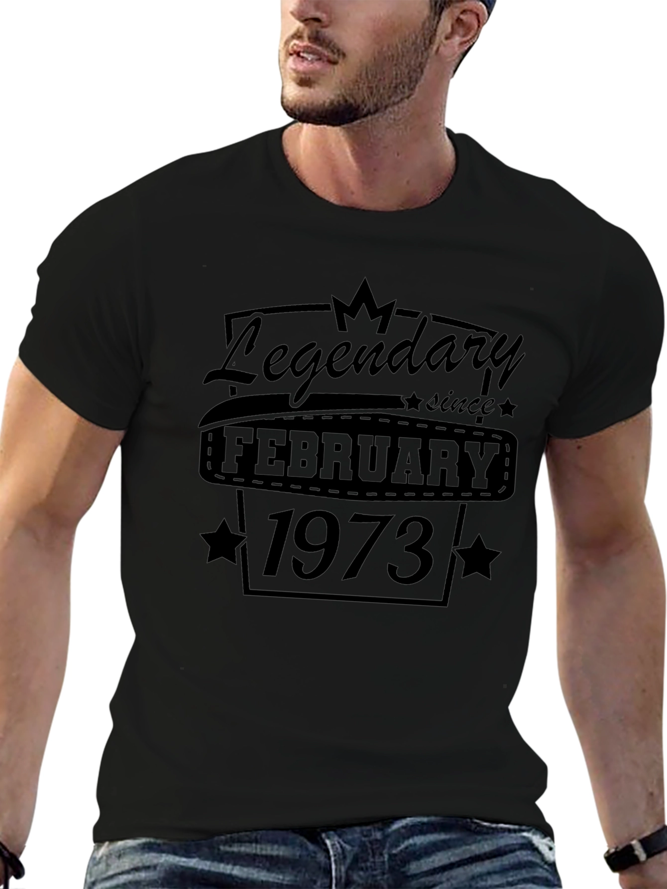 Legendary February 1973 Birthday T-Shirt