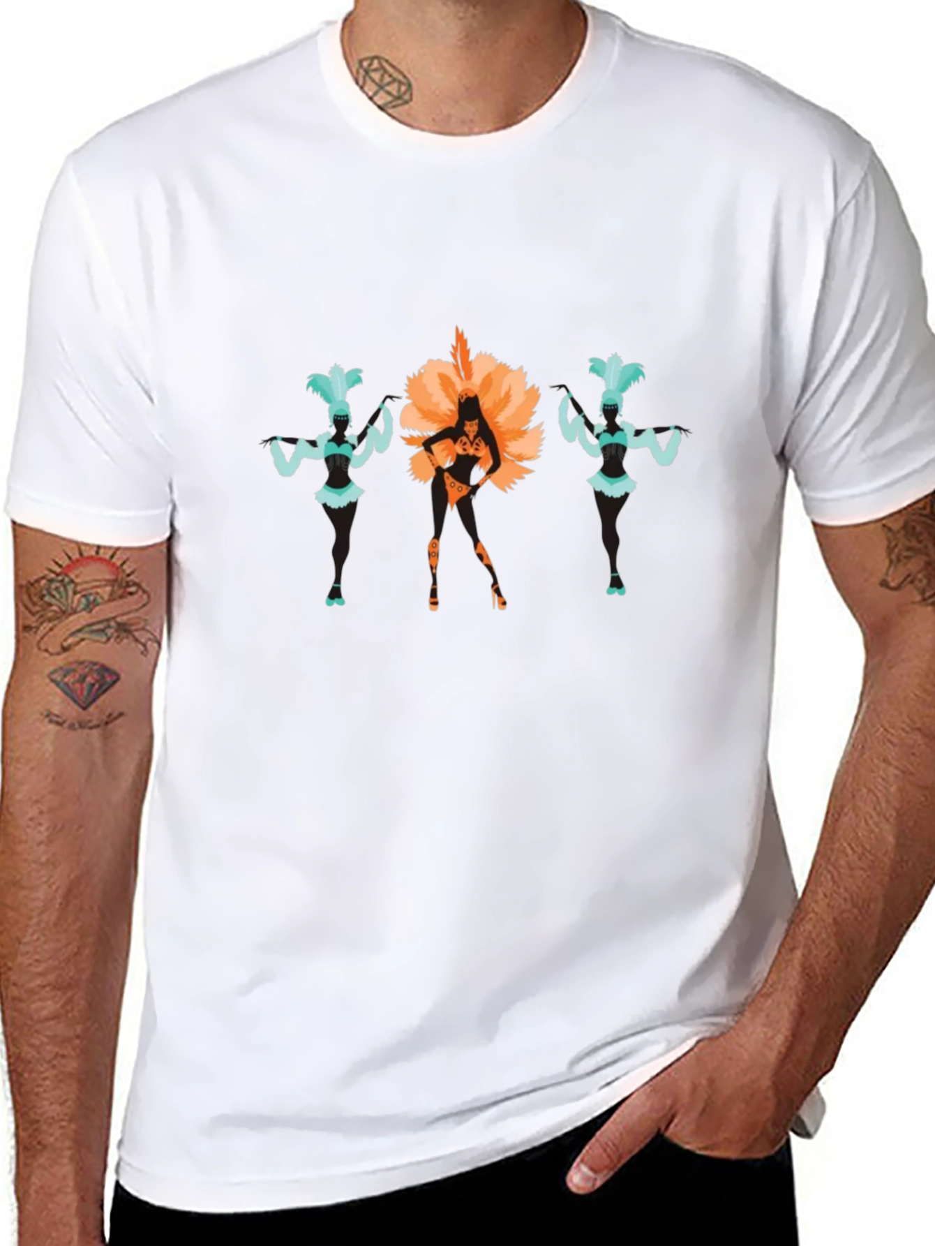 Dance Graphic Tee - Unique Art Print
