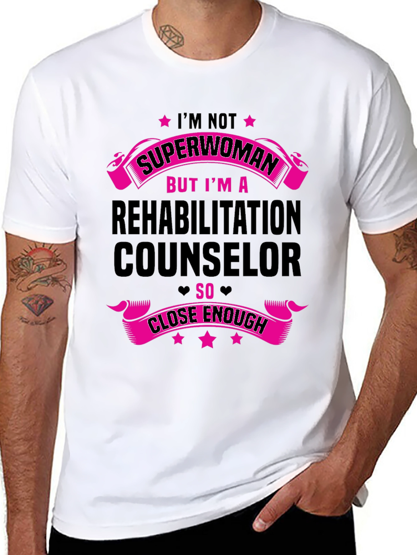 Rehabilitation Counselor T-Shirt - Superwoman Gift