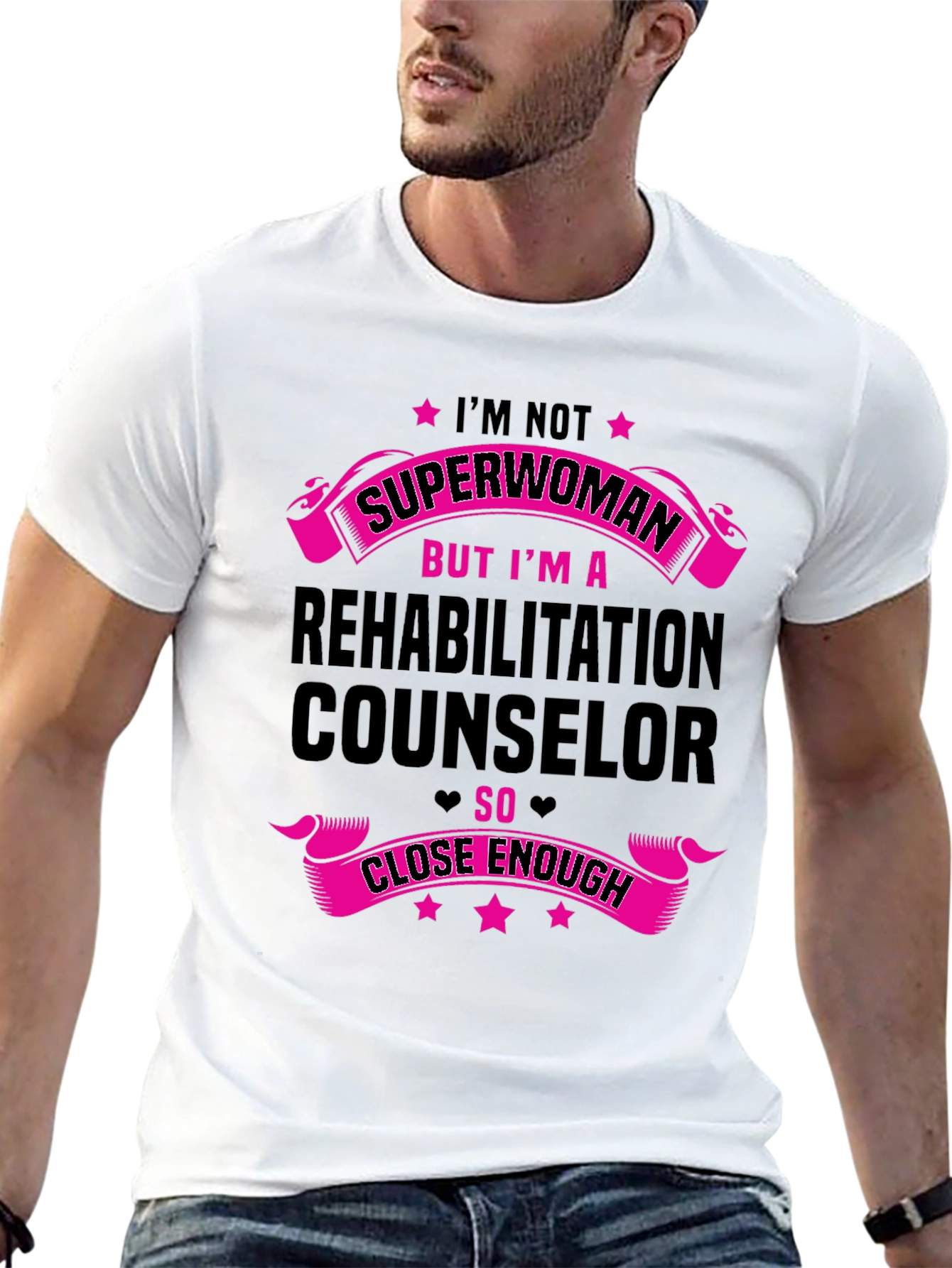 Rehabilitation Counselor T-Shirt - Superwoman Gift