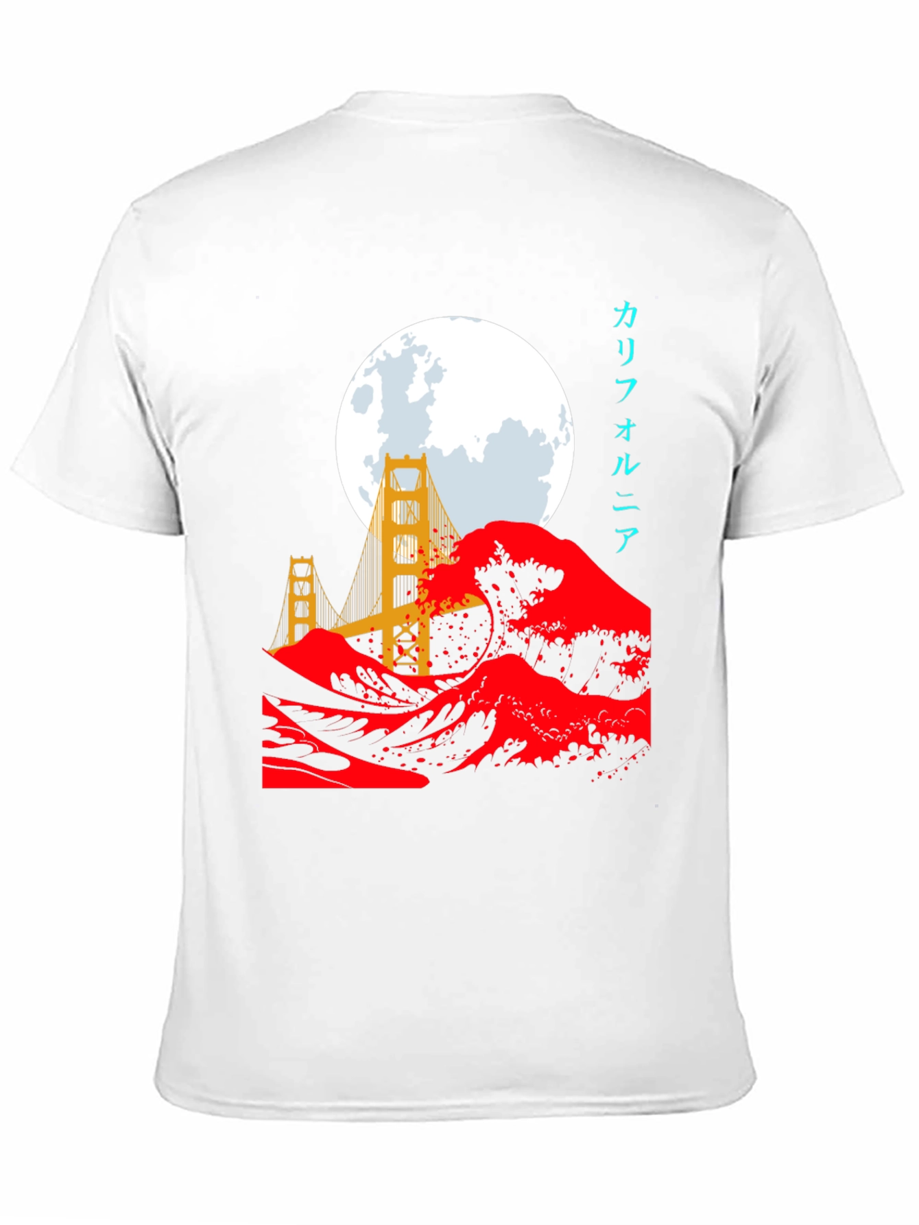 Golden Gate Wave Graphic Tee