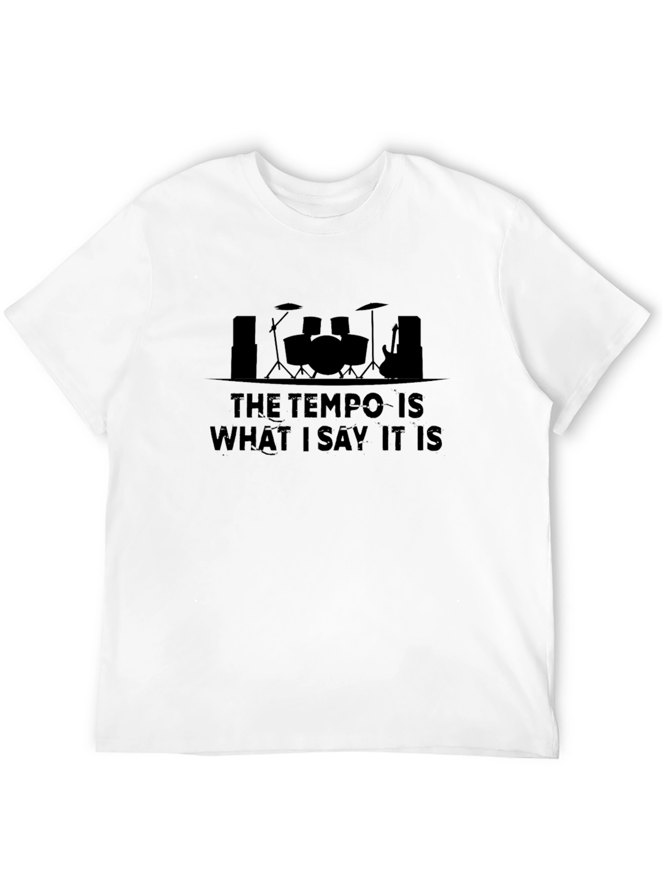 Drummer Tempo T-Shirt: Music Lover Gift
