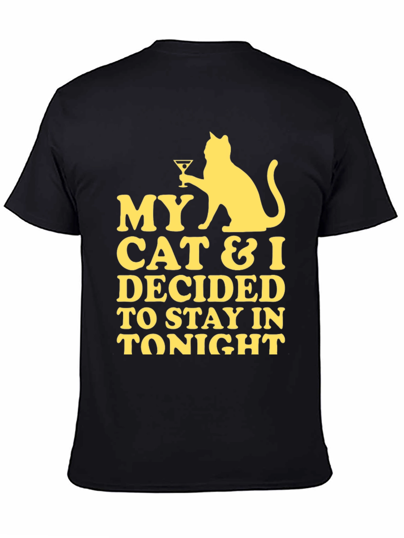 My Cat & I Stay In Tonight Graphic Tee