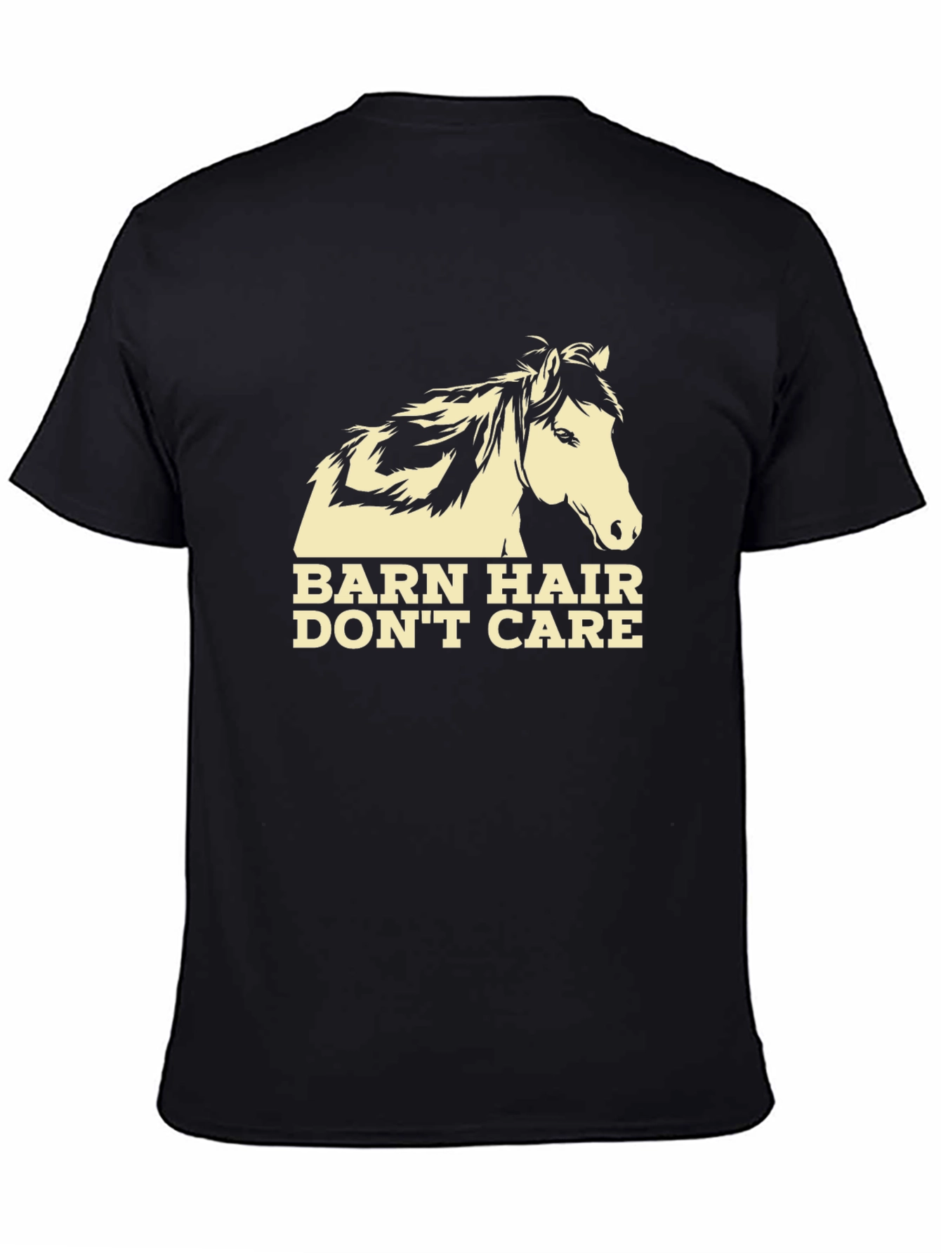 Barn Hair Dont Care Horse Graphic Tee