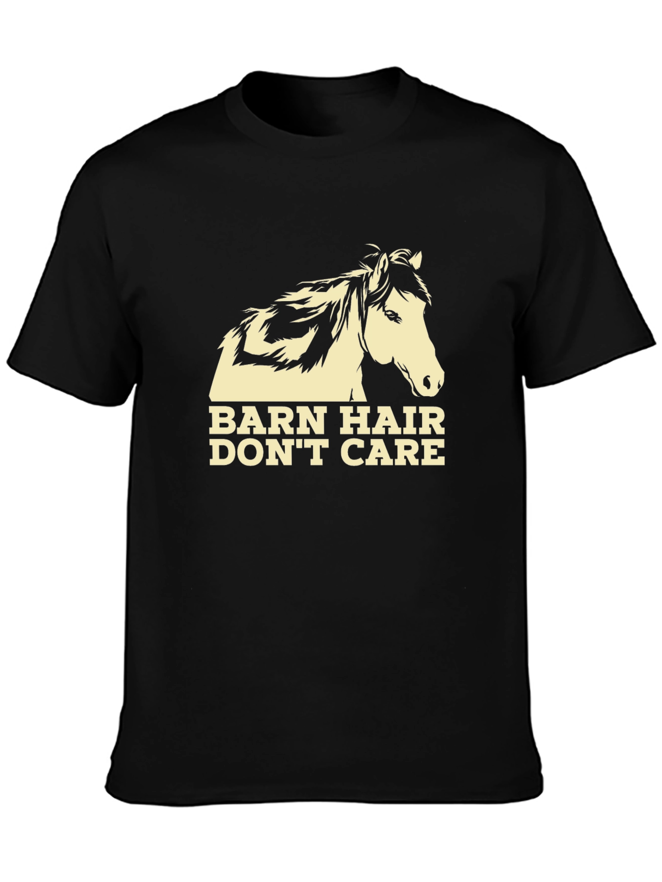 Barn Hair Dont Care Horse Graphic Tee