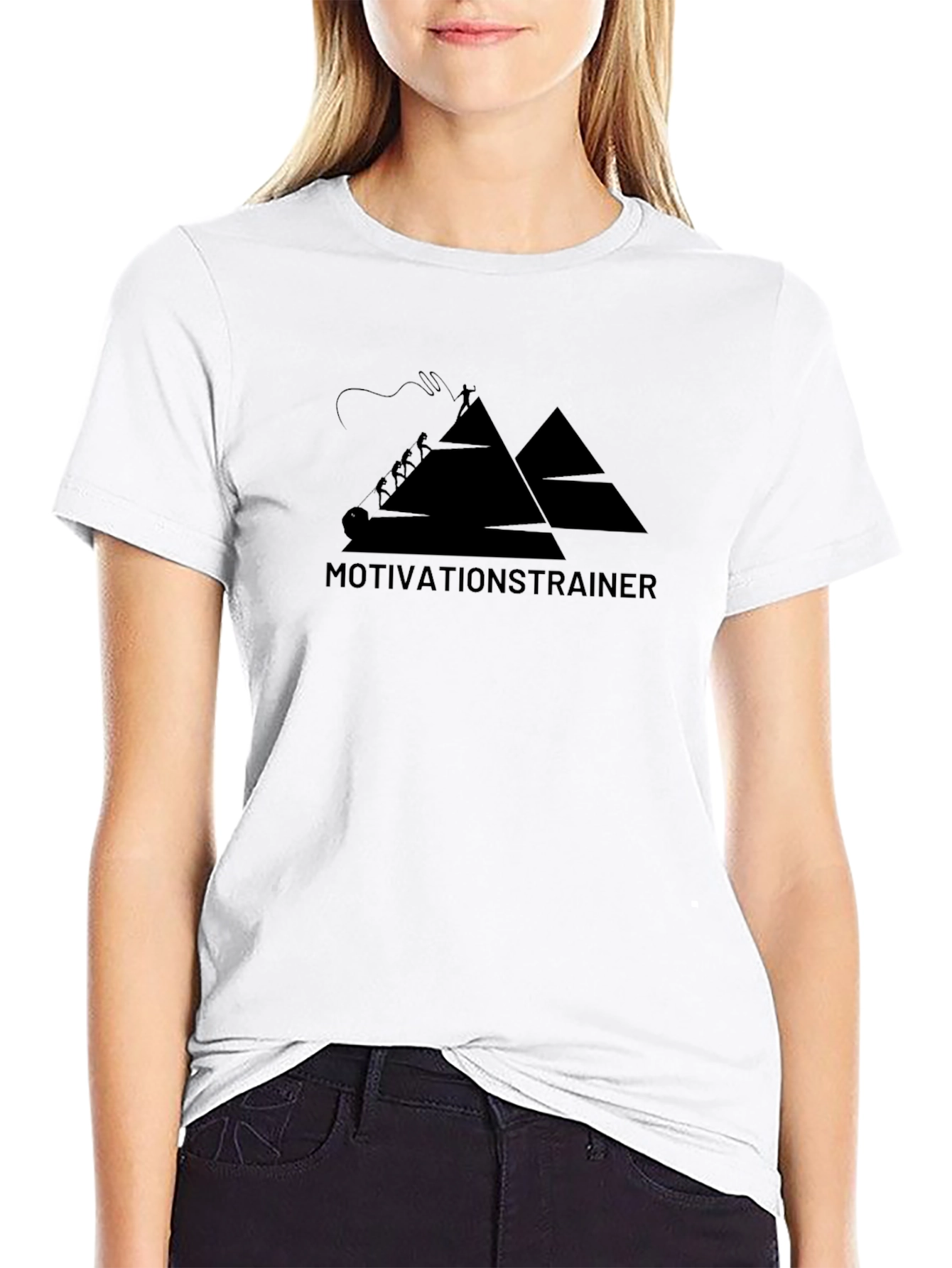 Motivation Trainer Black T-Shirt