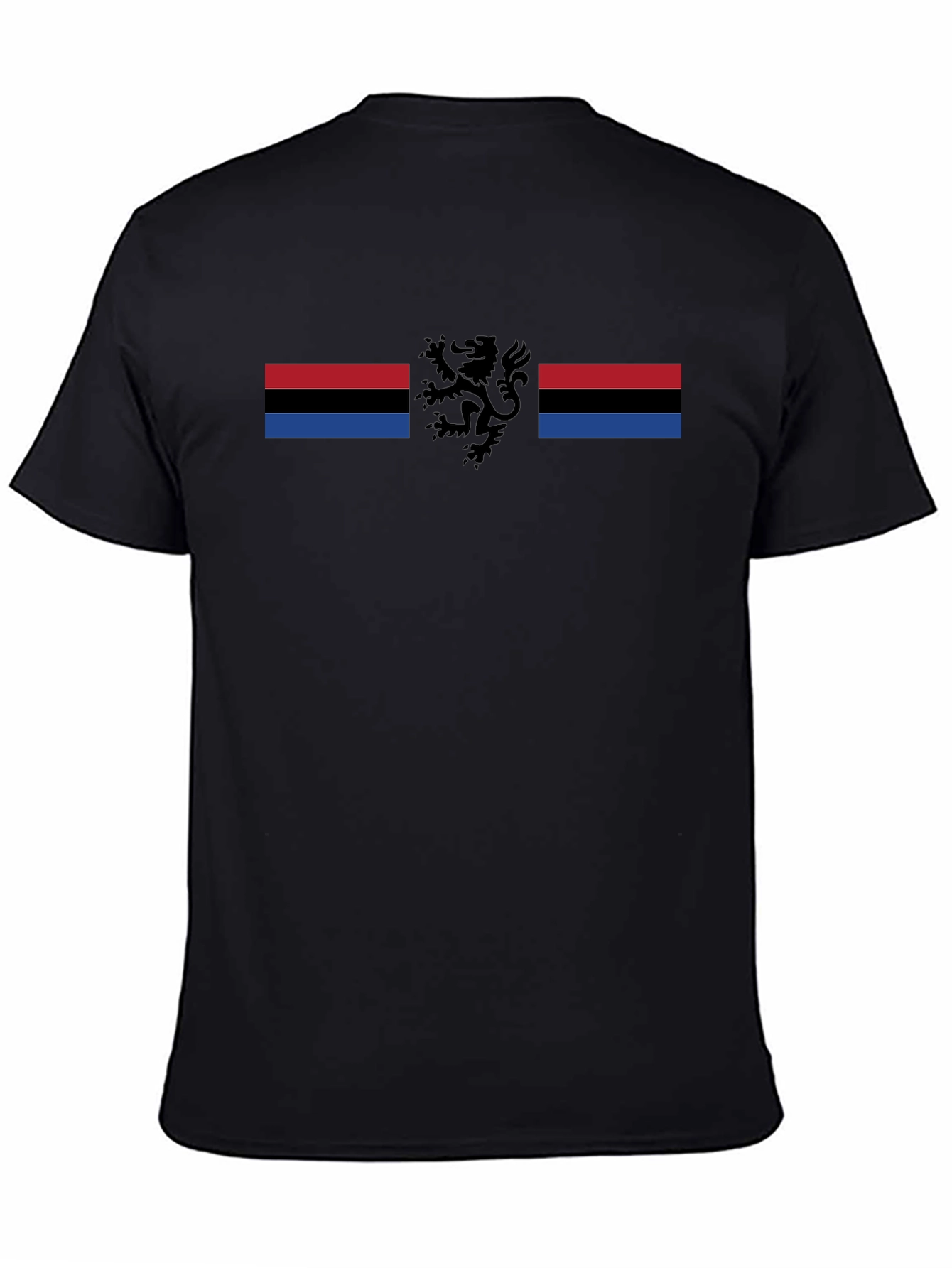 Lion Emblem Graphic Black T-Shirt