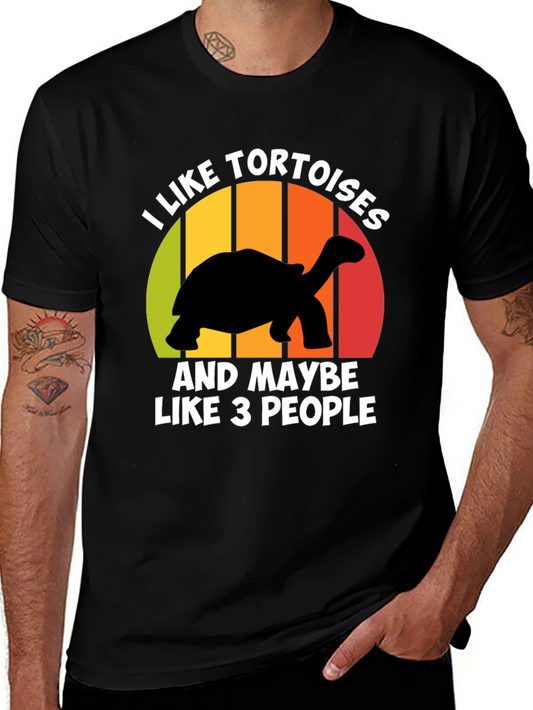 Tortoise Lover Graphic Tee - I Like Tortoises Shirt
