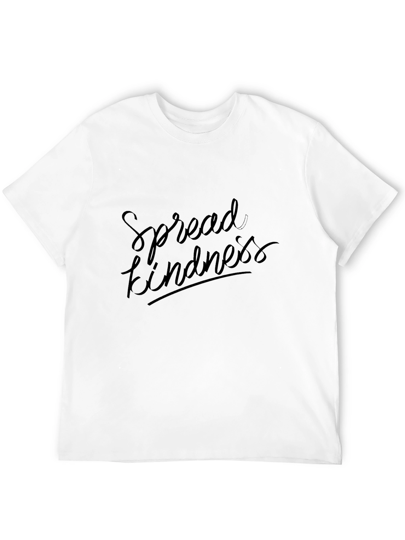 Spread Kindness Black Graphic T-Shirt