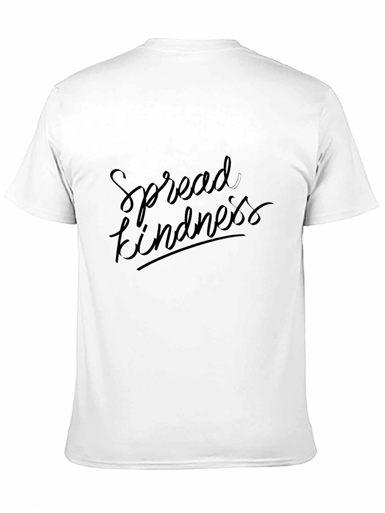 Spread Kindness Black Graphic T-Shirt
