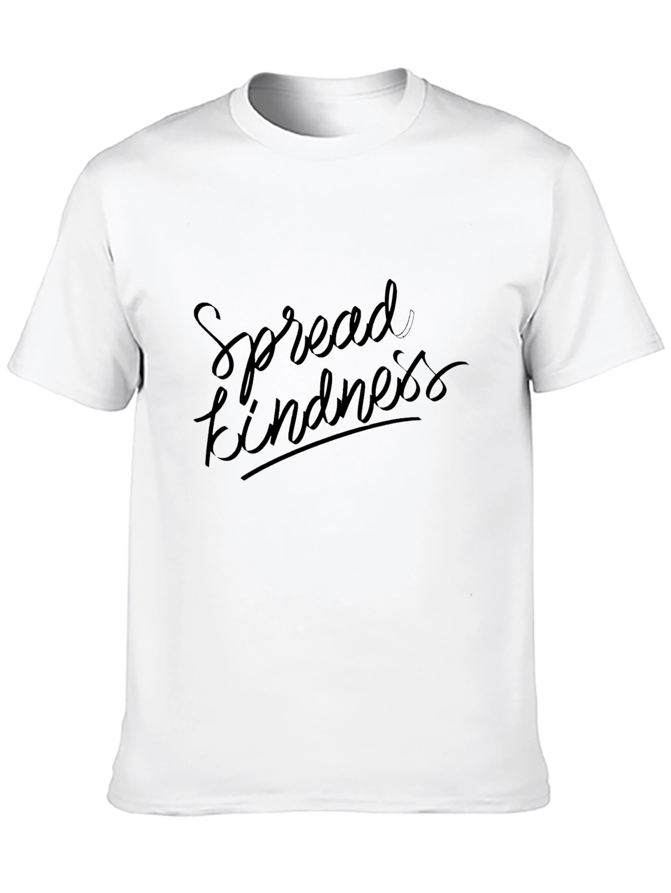 Spread Kindness Black Graphic T-Shirt