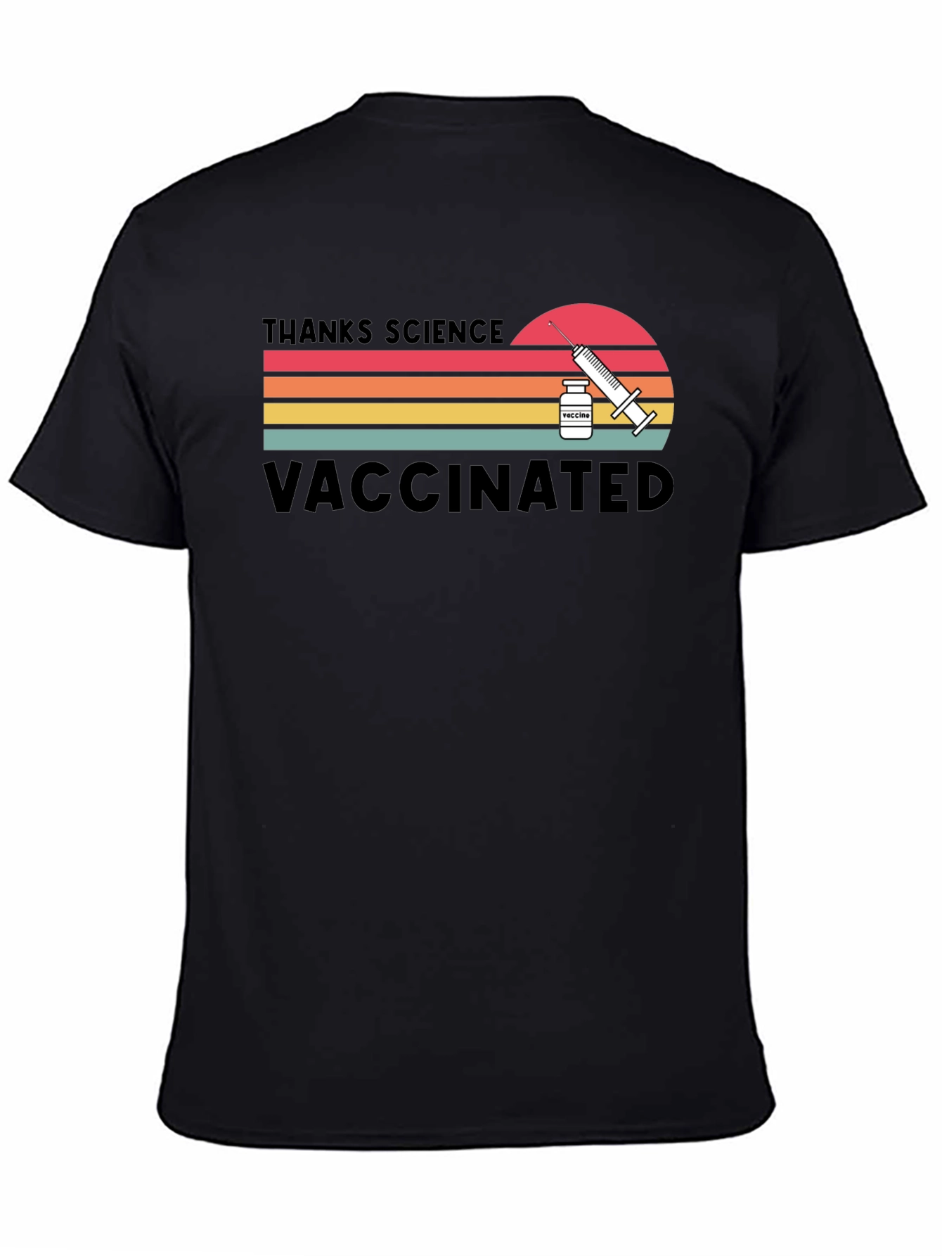 Thanks Science Vaccinated Retro T-Shirt