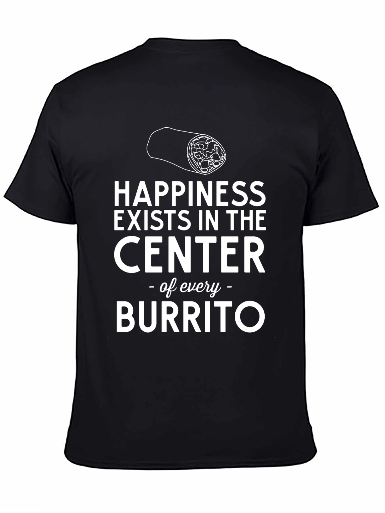 Happiness Burrito T-Shirt - Soft Cotton Tee